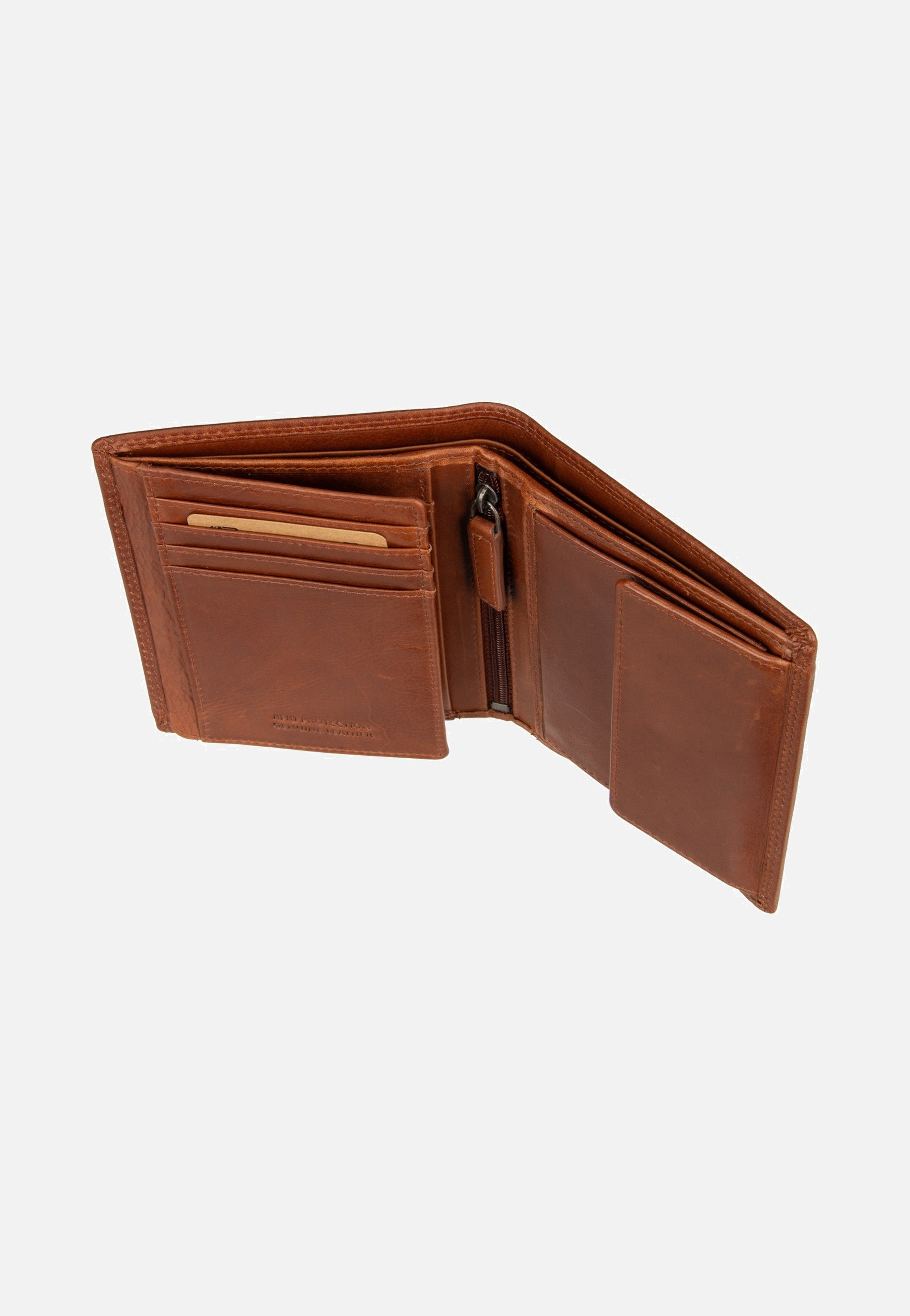 Greenburry Waxy Vintage Kombibörse 2Tlg. RFID Tobacco Nut Portemonnaie
