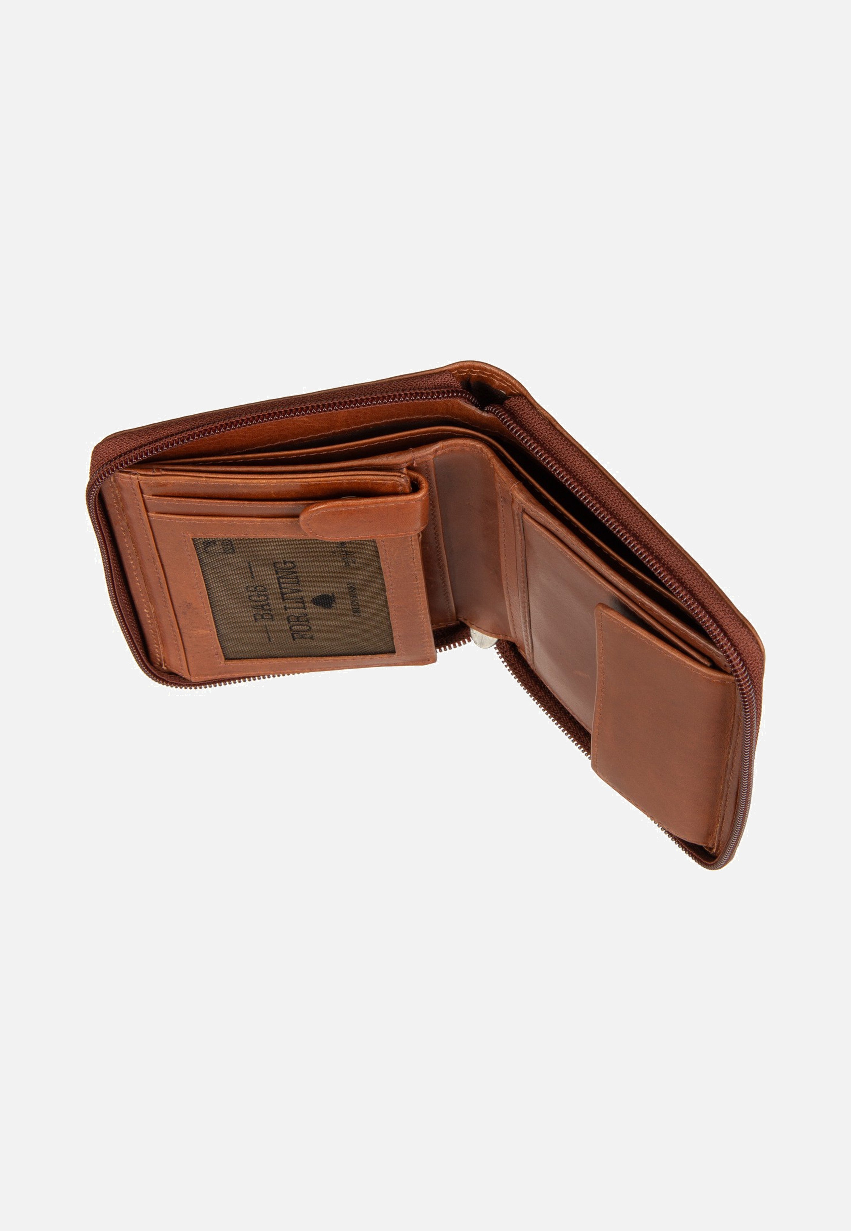Greenburry Waxy Vintage Rv-Kombibörse RFID Tobacco Nut Portemonnaie