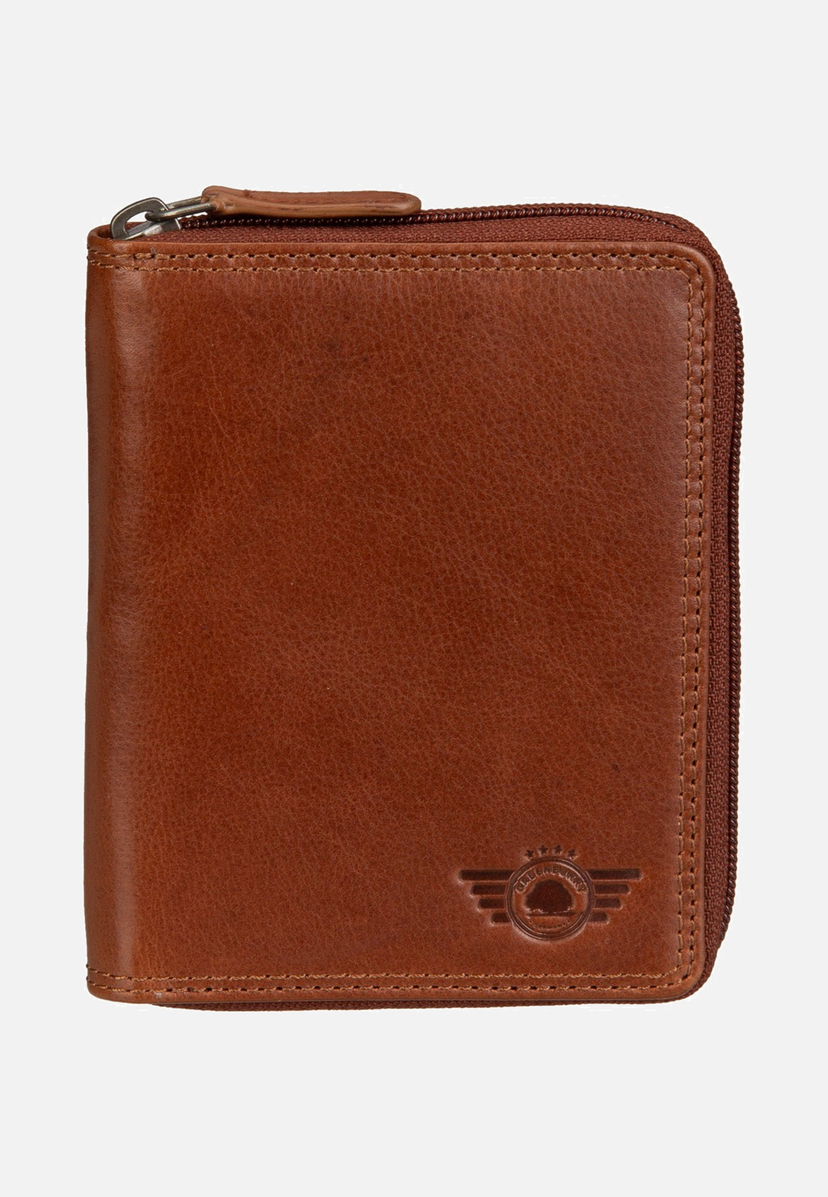 Greenburry Waxy Vintage Rv-Kombibörse RFID Tobacco Nut Portemonnaie