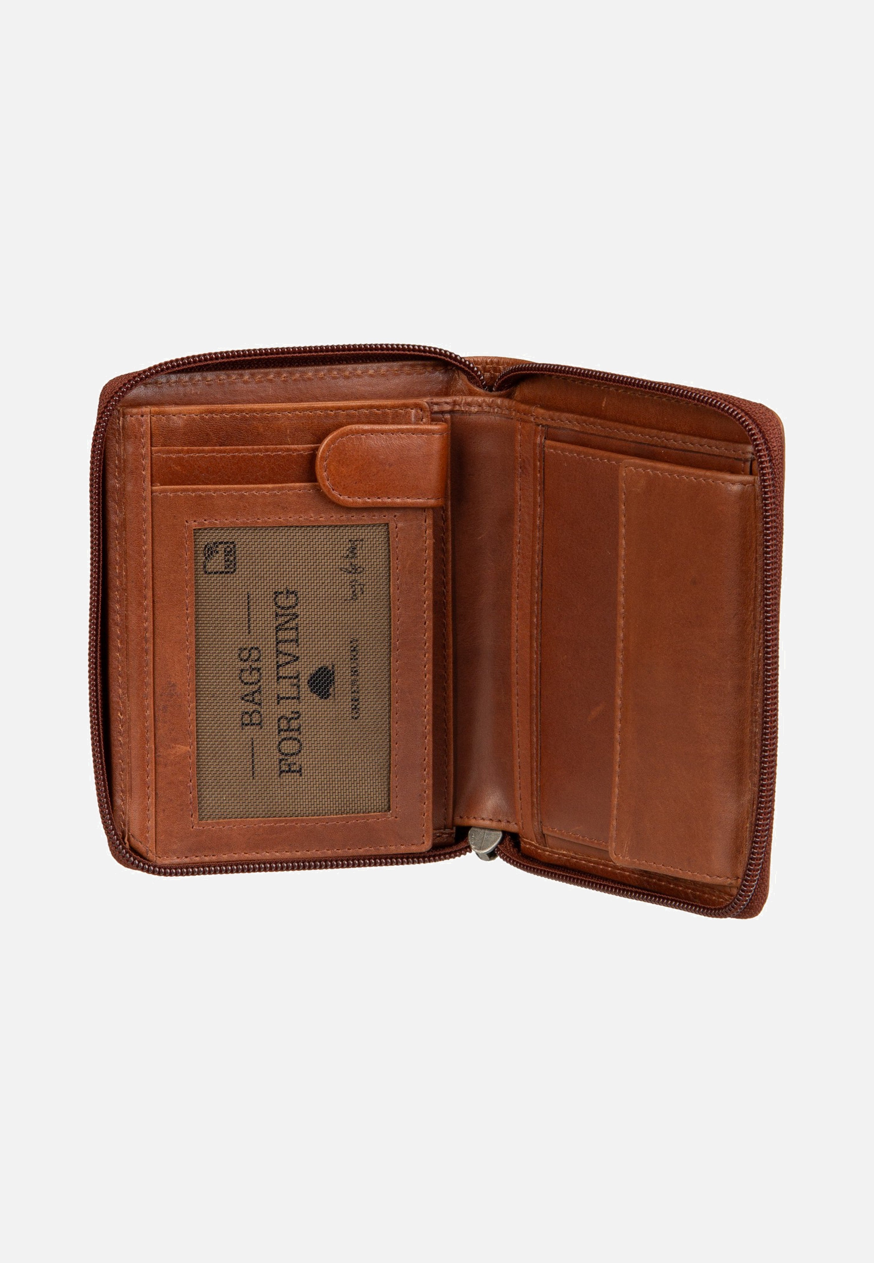 Greenburry Waxy Vintage Rv-Kombibörse RFID Tobacco Nut Portemonnaie