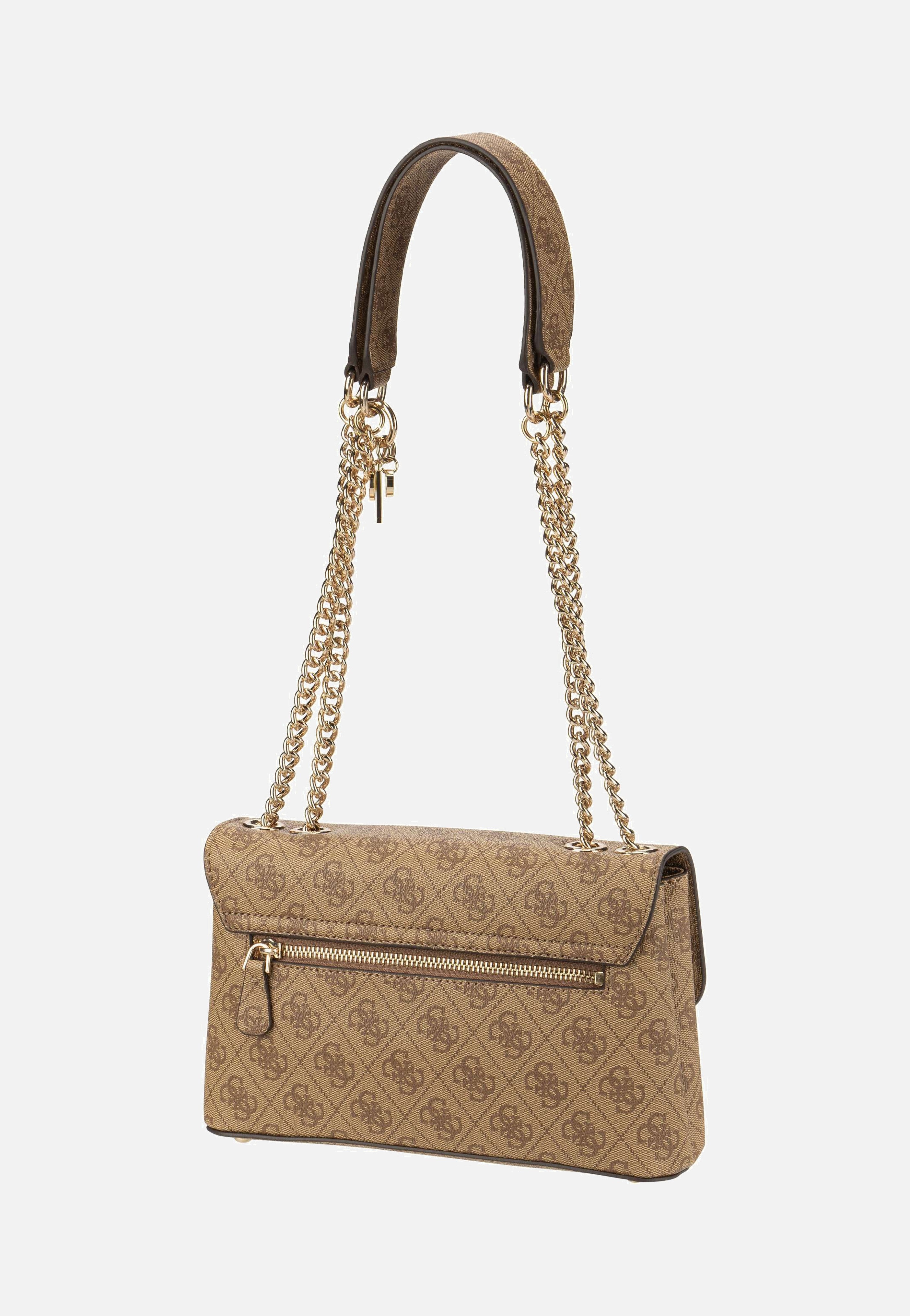 Guess Eco Erica Conv Flap Logo 51020 Latte Schultertasche