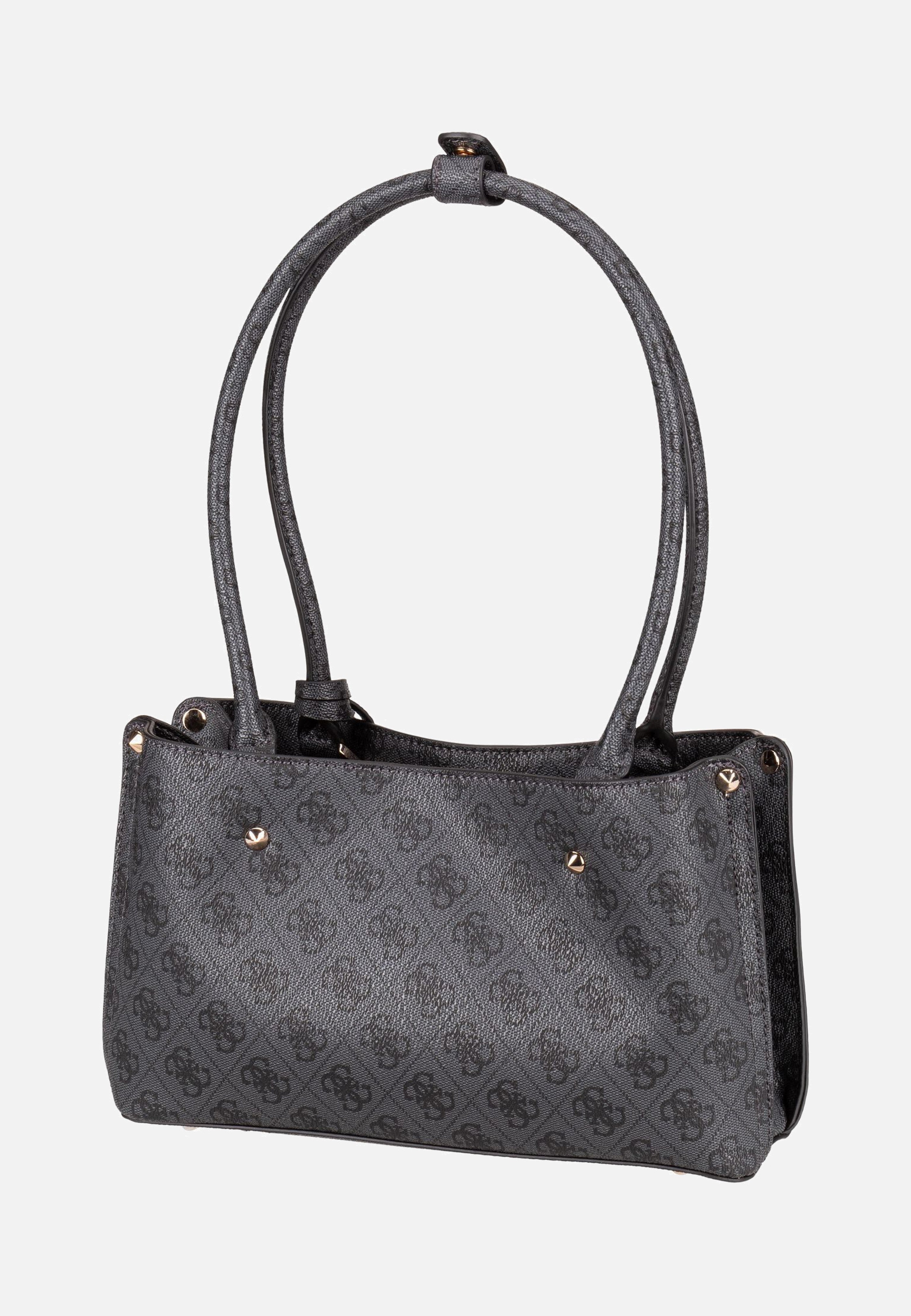 Guess Meridian 2 Shoulder SAT 74090 Coal Logo Schultertasche