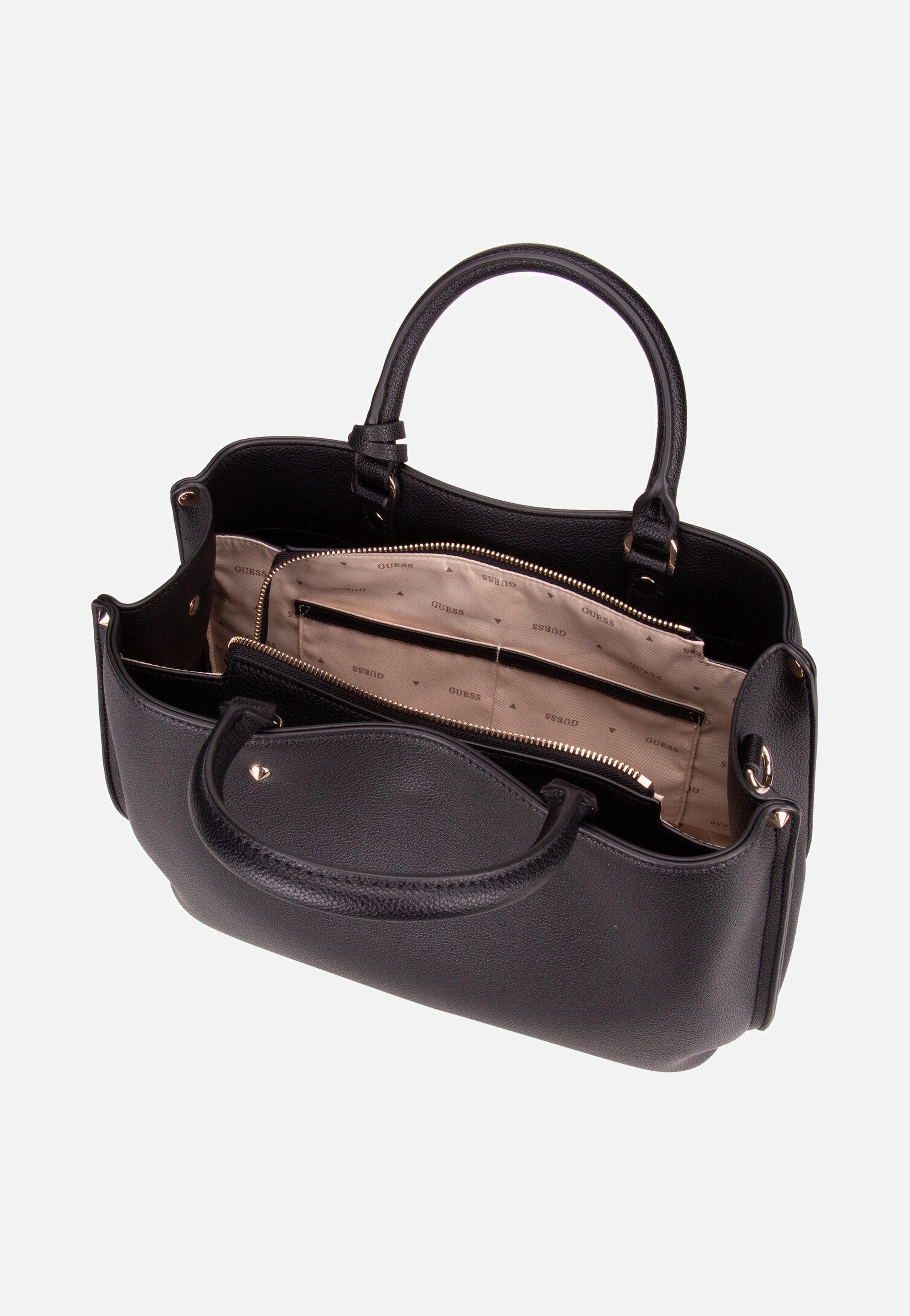 Guess Meridian II Girlfriend SAT 74060 Black Tote Bag