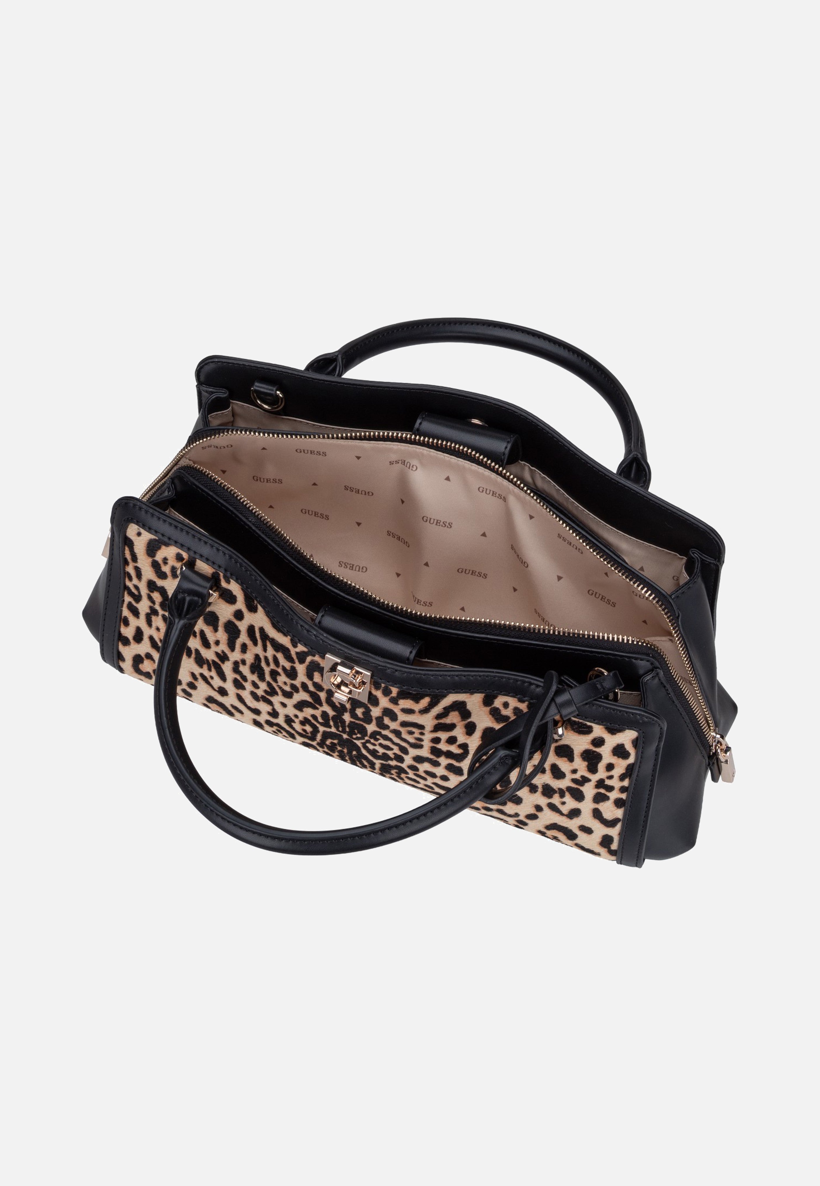 Guess Audrey Small Girlfriend 34060 Leopard Henkeltasche