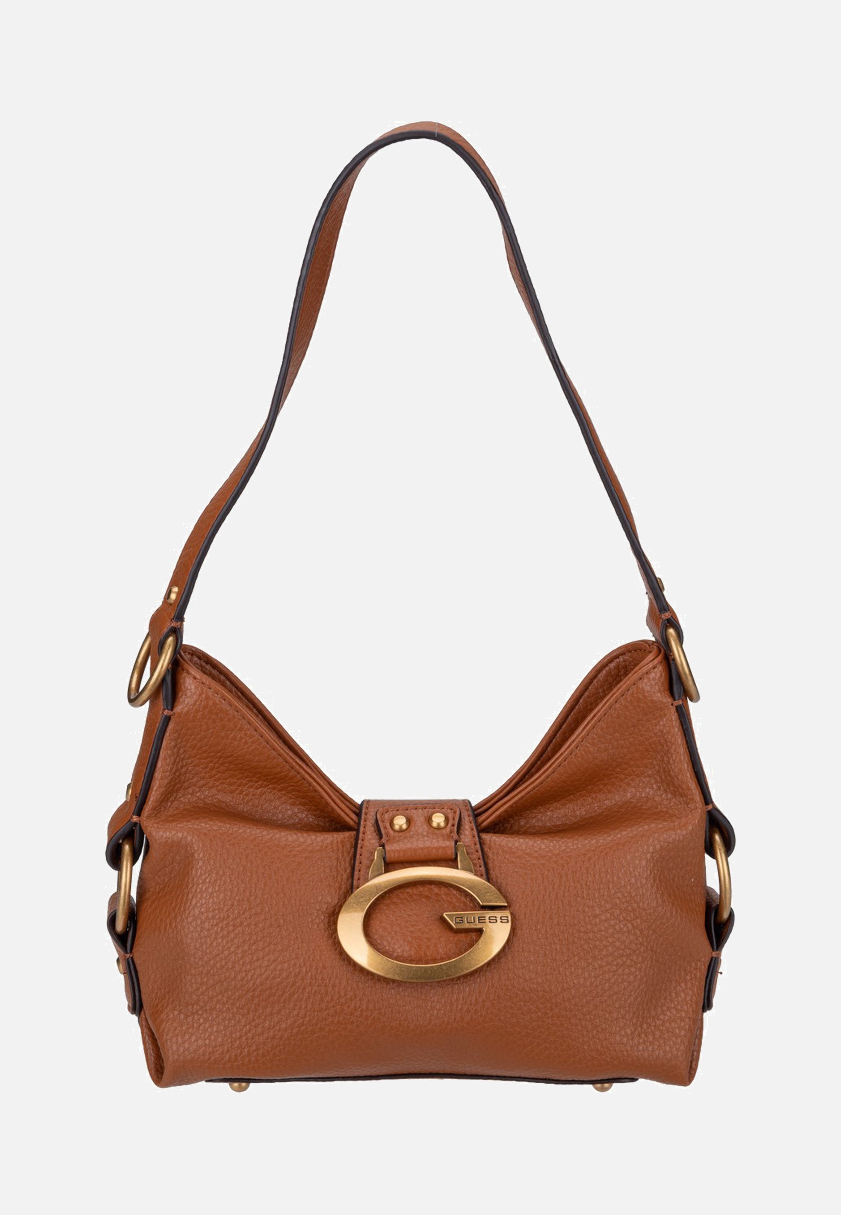 Guess Camden Mini 8720 Cognac Shoulder Bag