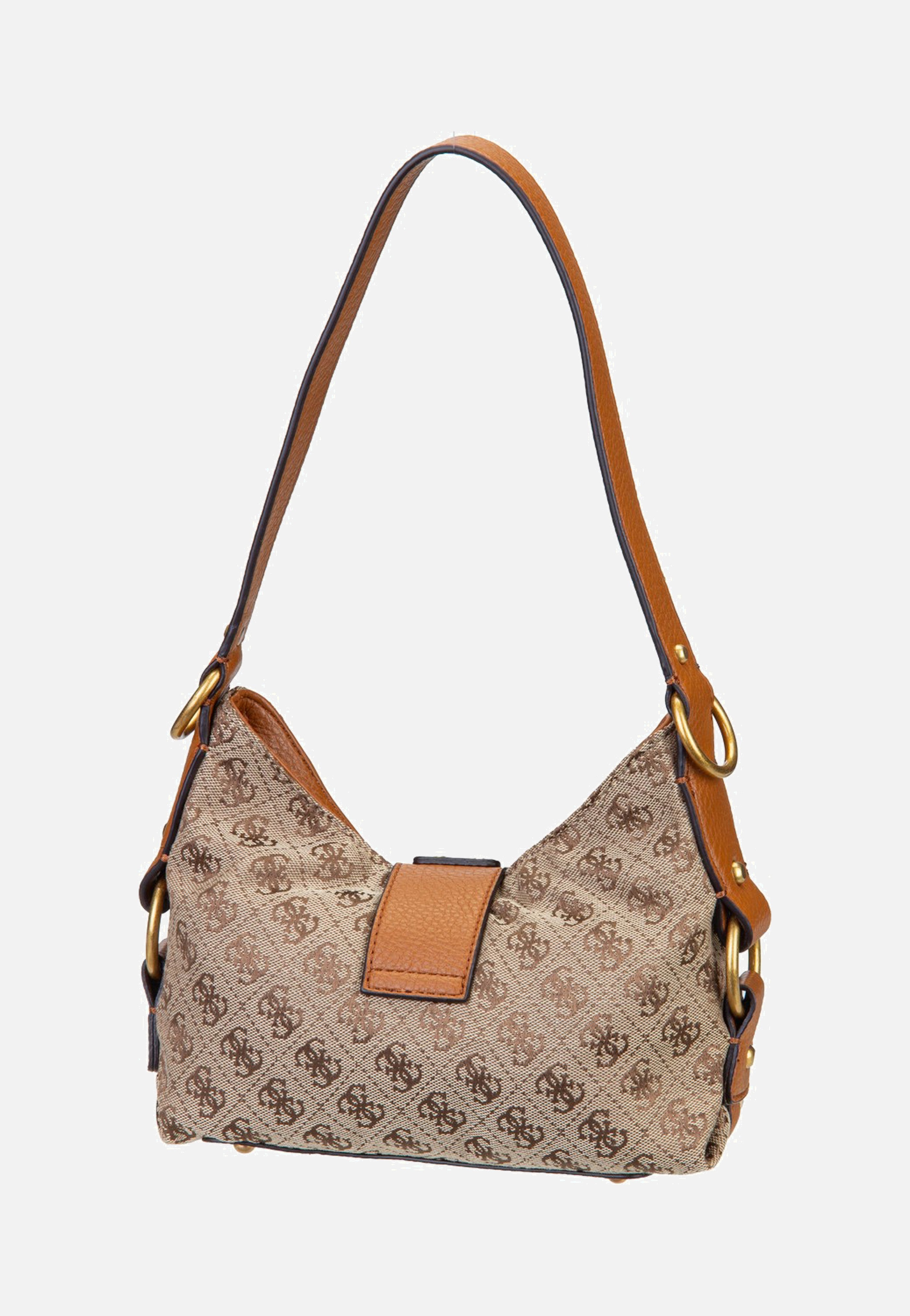 Guess Camden Mini 8720 Latte Logo Shoulder Bag
