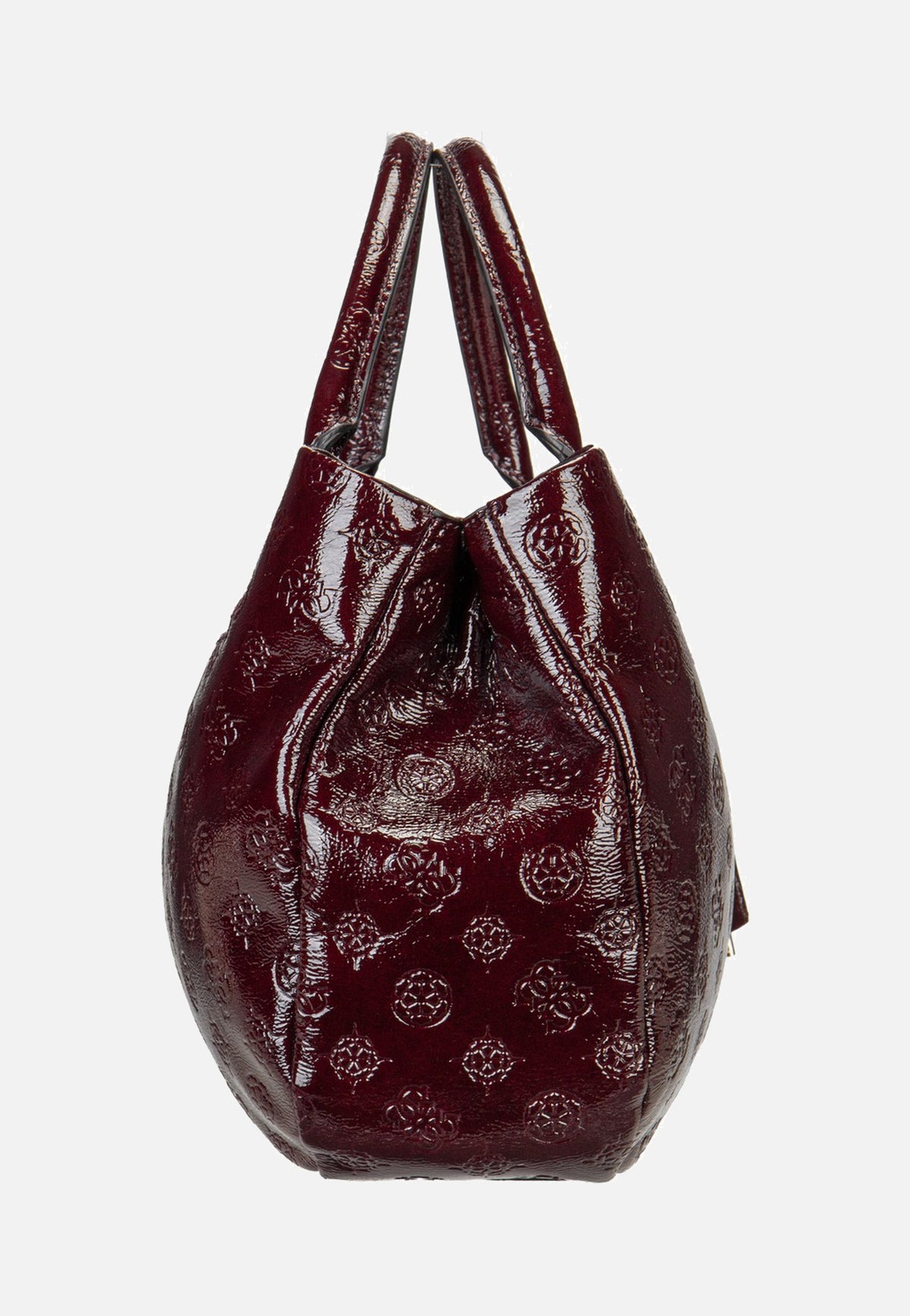 Guess Carmella Girlfriend 25060 Burgundy Logo Satchel