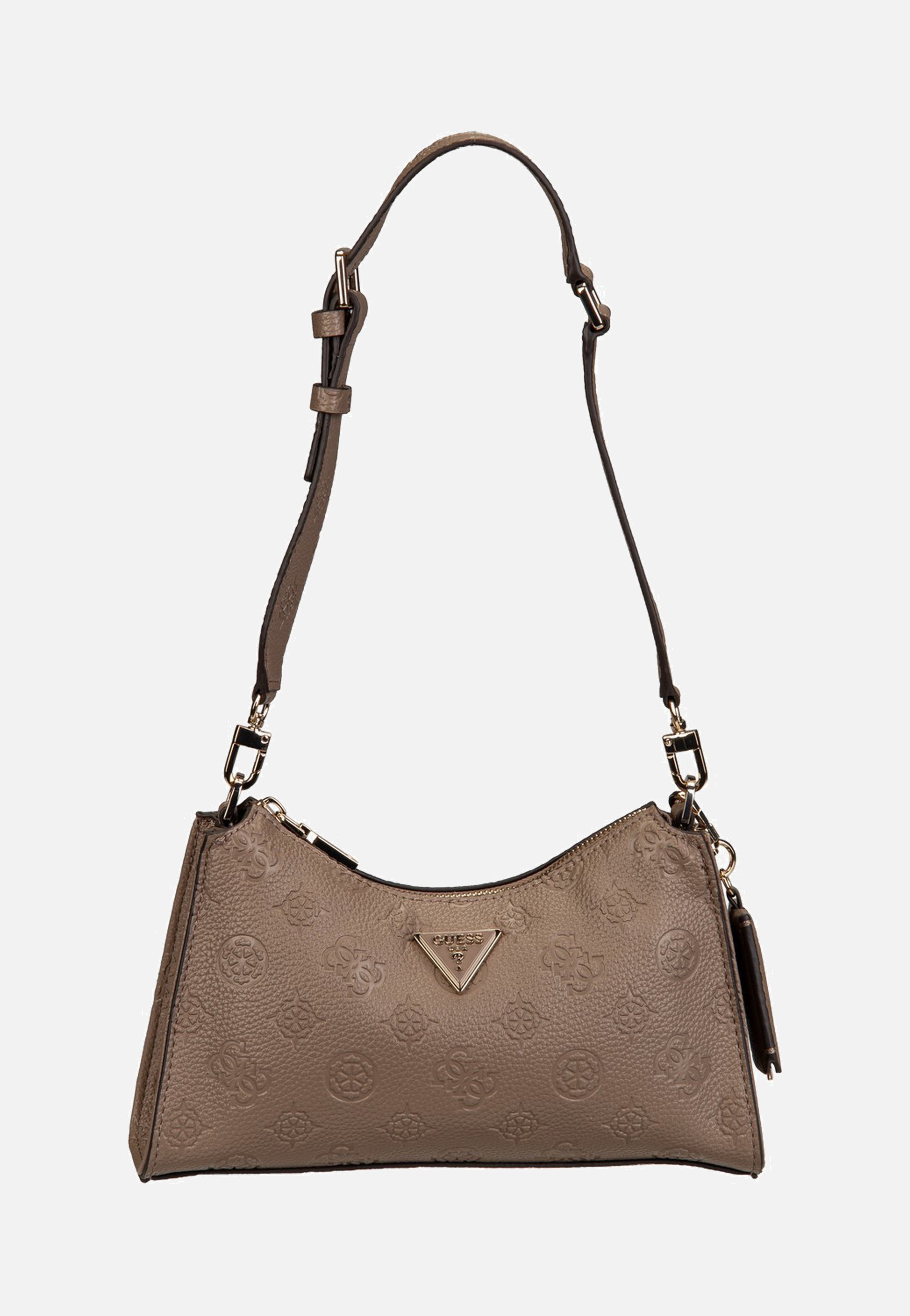 Guess Cresidia II Top Zip Shldr Dark Oak Schultertasche