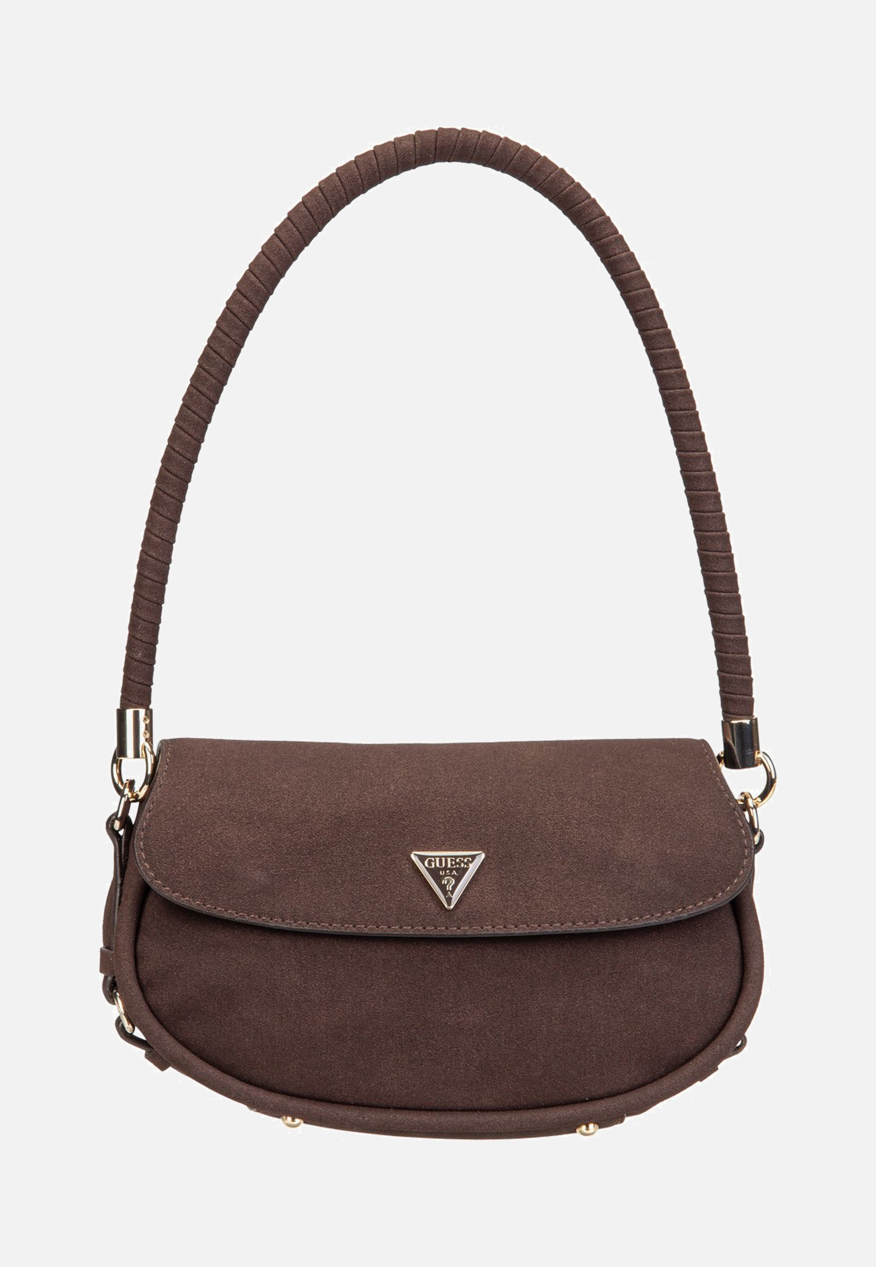 Guess Danya Flap Shoulder Espresso Schultertasche
