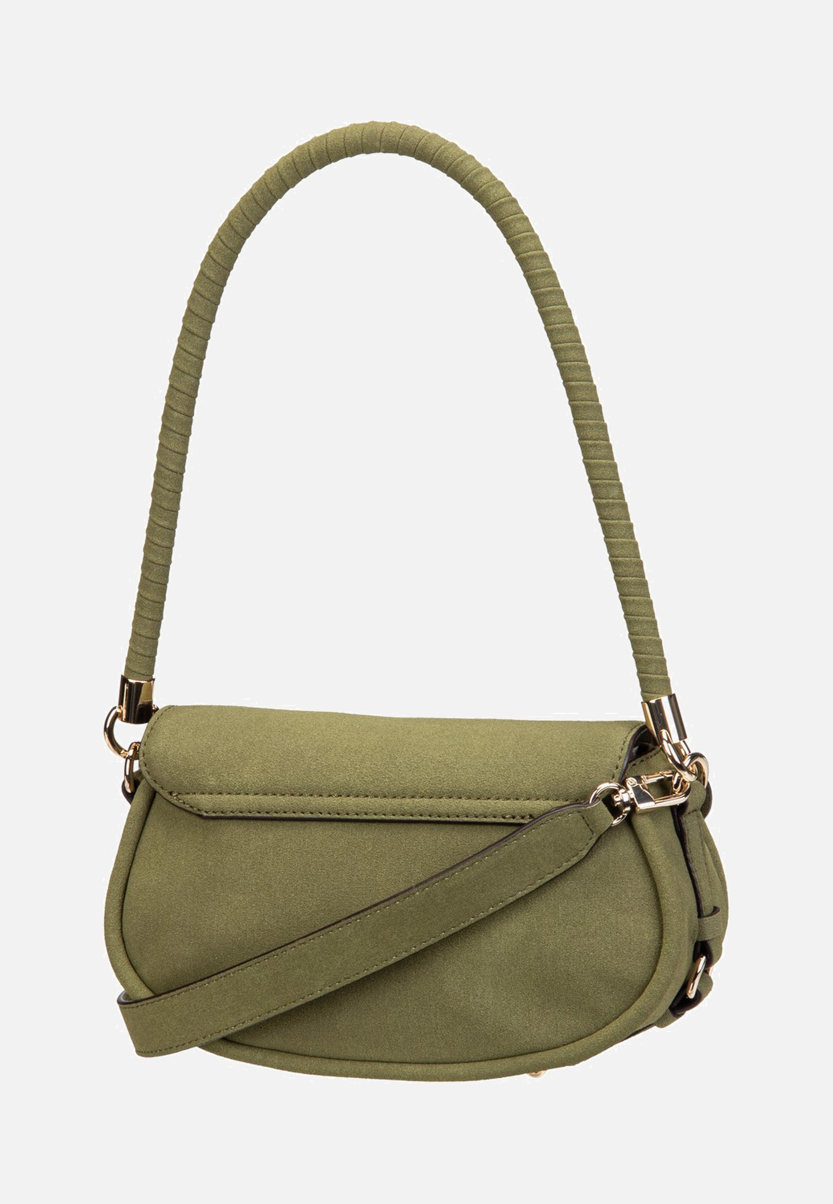 Guess Danya Flap Shoulder Olive Schultertasche