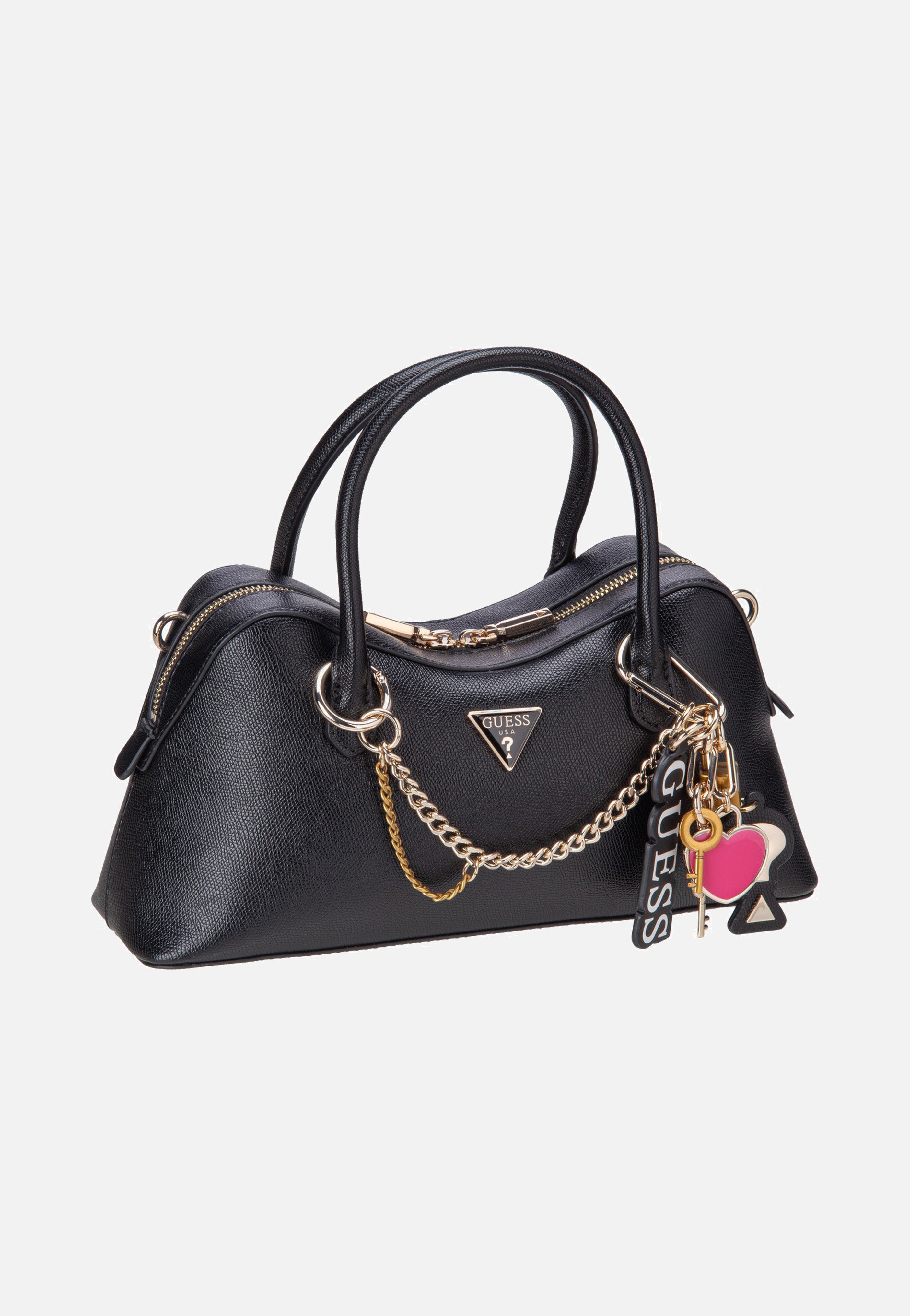 Guess Davina Satchel Black Satchel