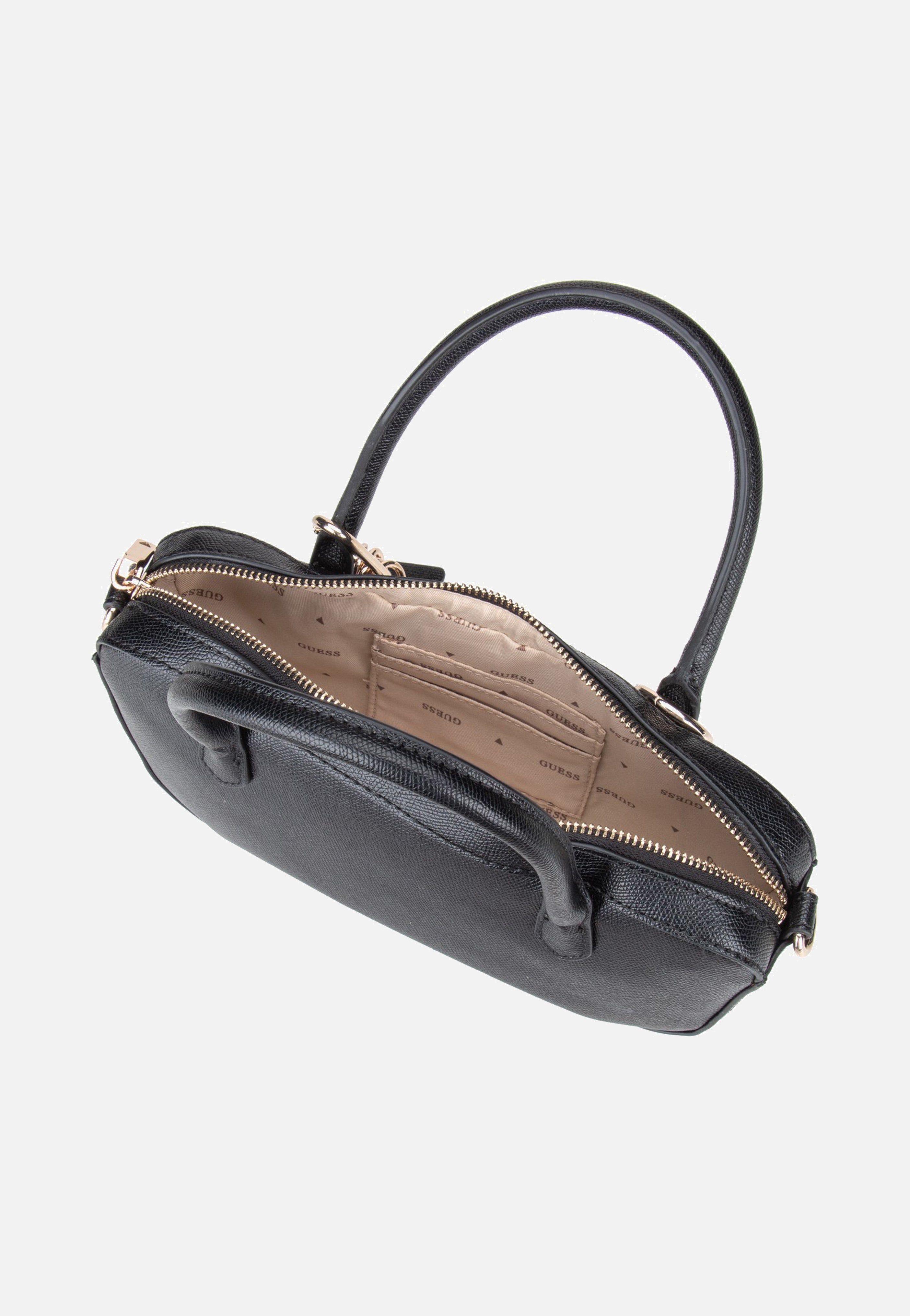 Guess Davina Small Black Handle Bag