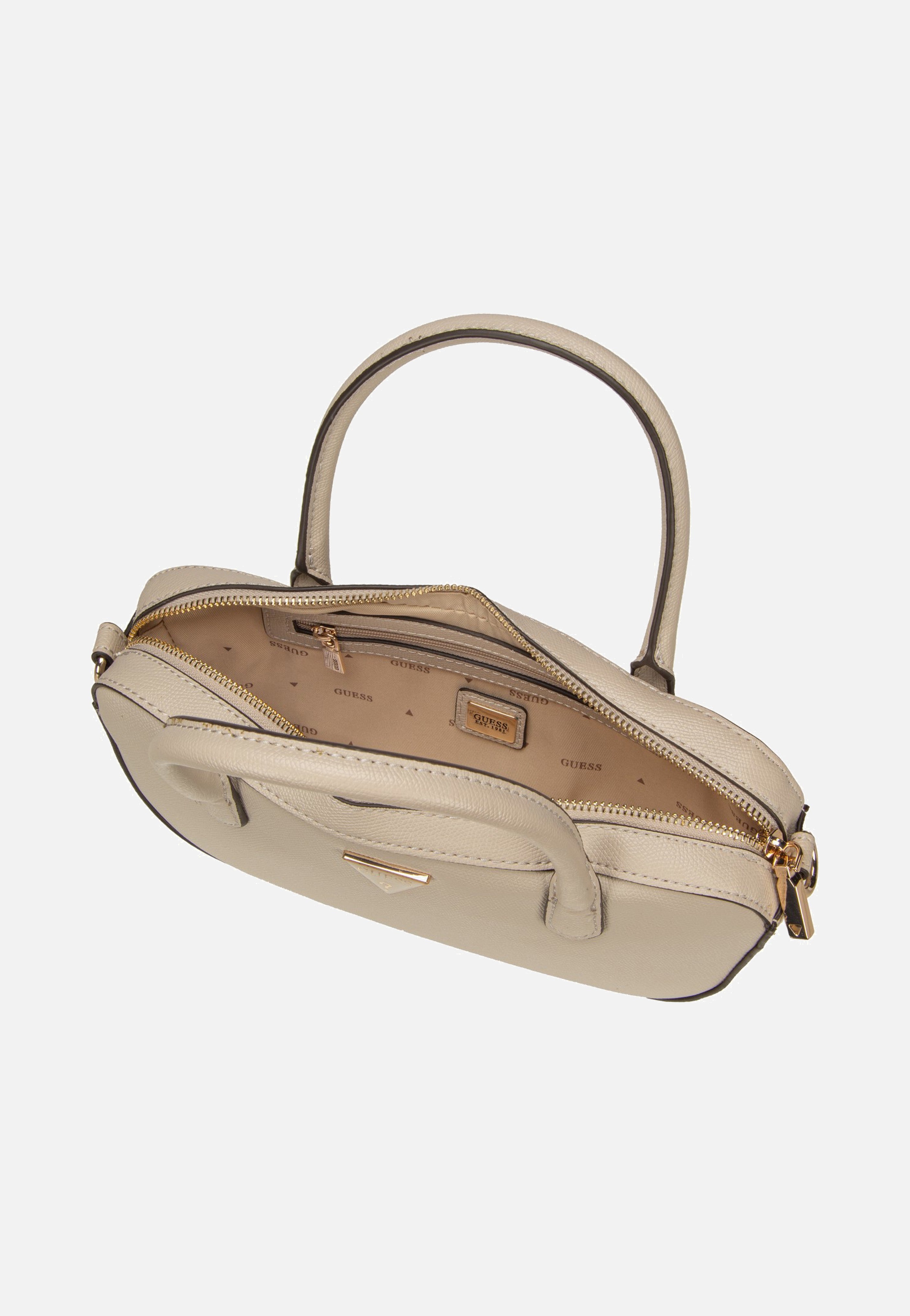 Guess Davina Small Light Taupe Handle Bag