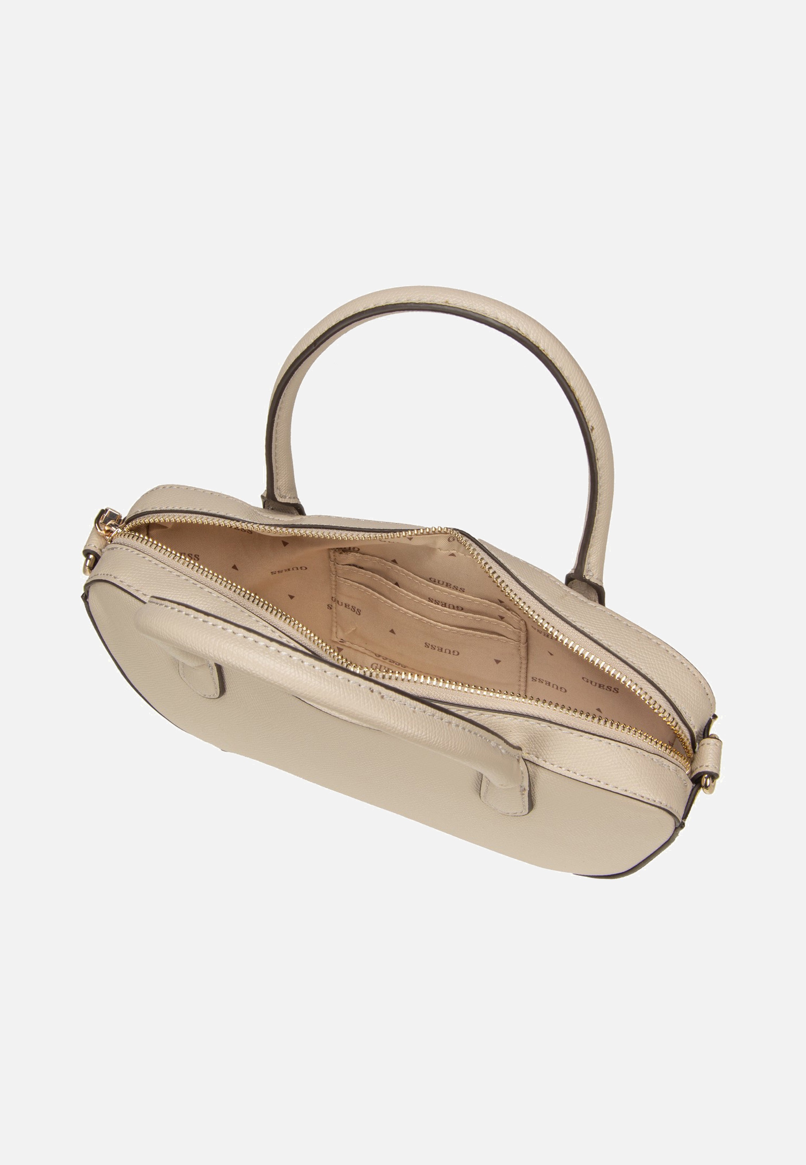 Guess Davina Small Light Taupe Handle Bag