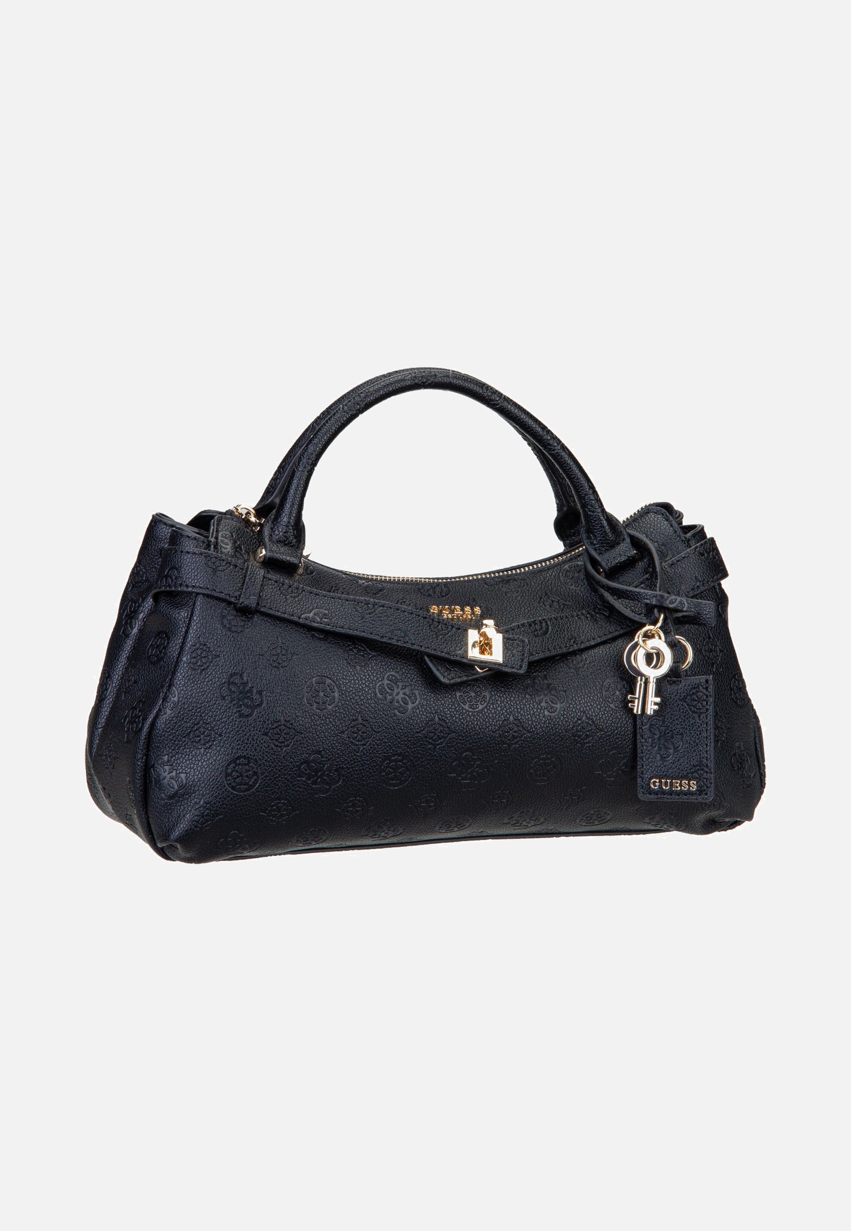 Guess Ella Logo Girlfriend 46050 Black Logo Handle Bag