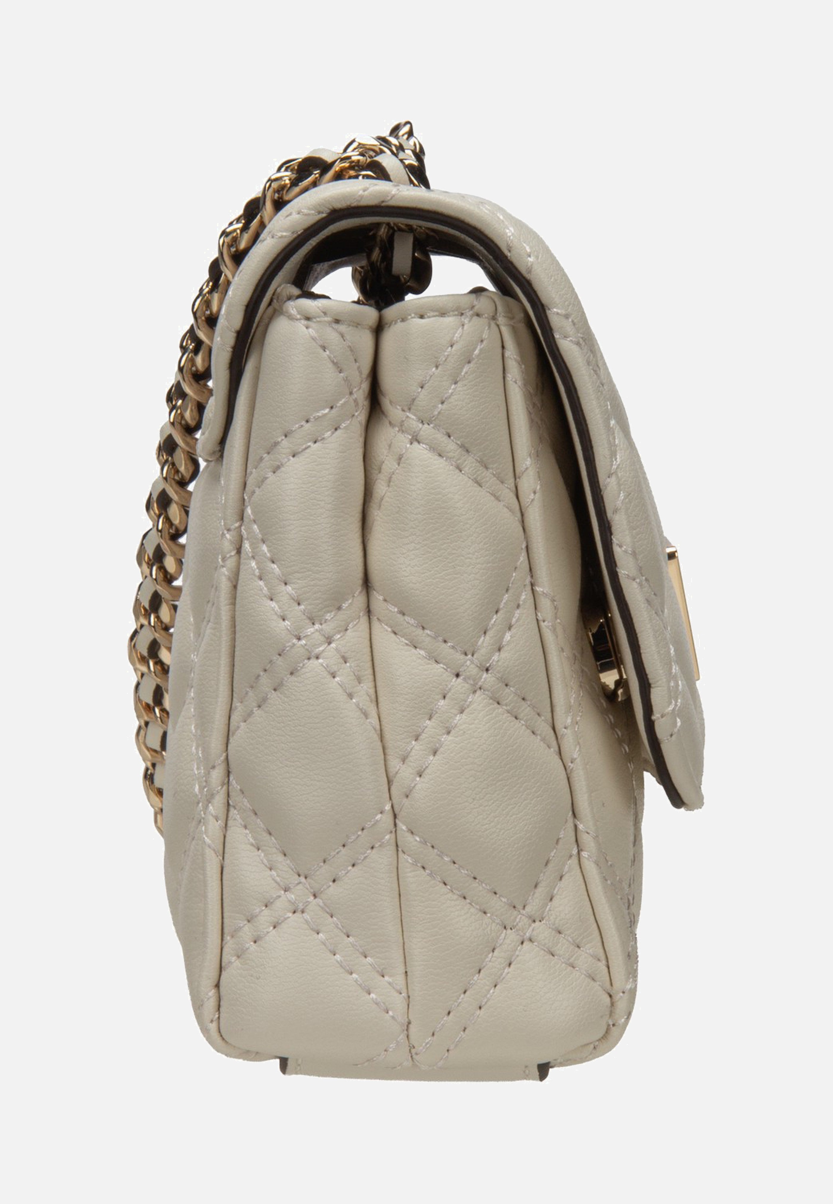 Guess Giully II Mini 2 Comp Conv Flap Off White Evening Bag