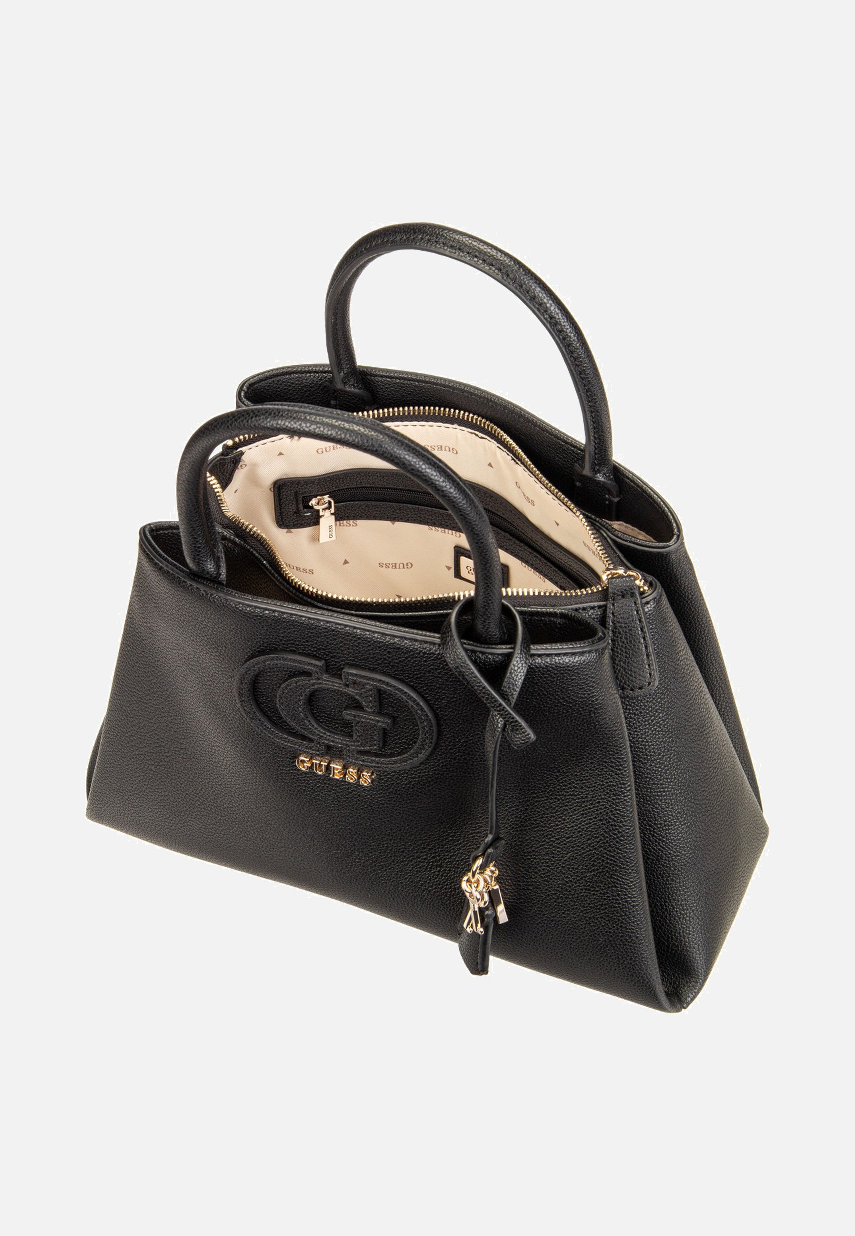 Guess Isola 3 Comp Satchel Black Satchel