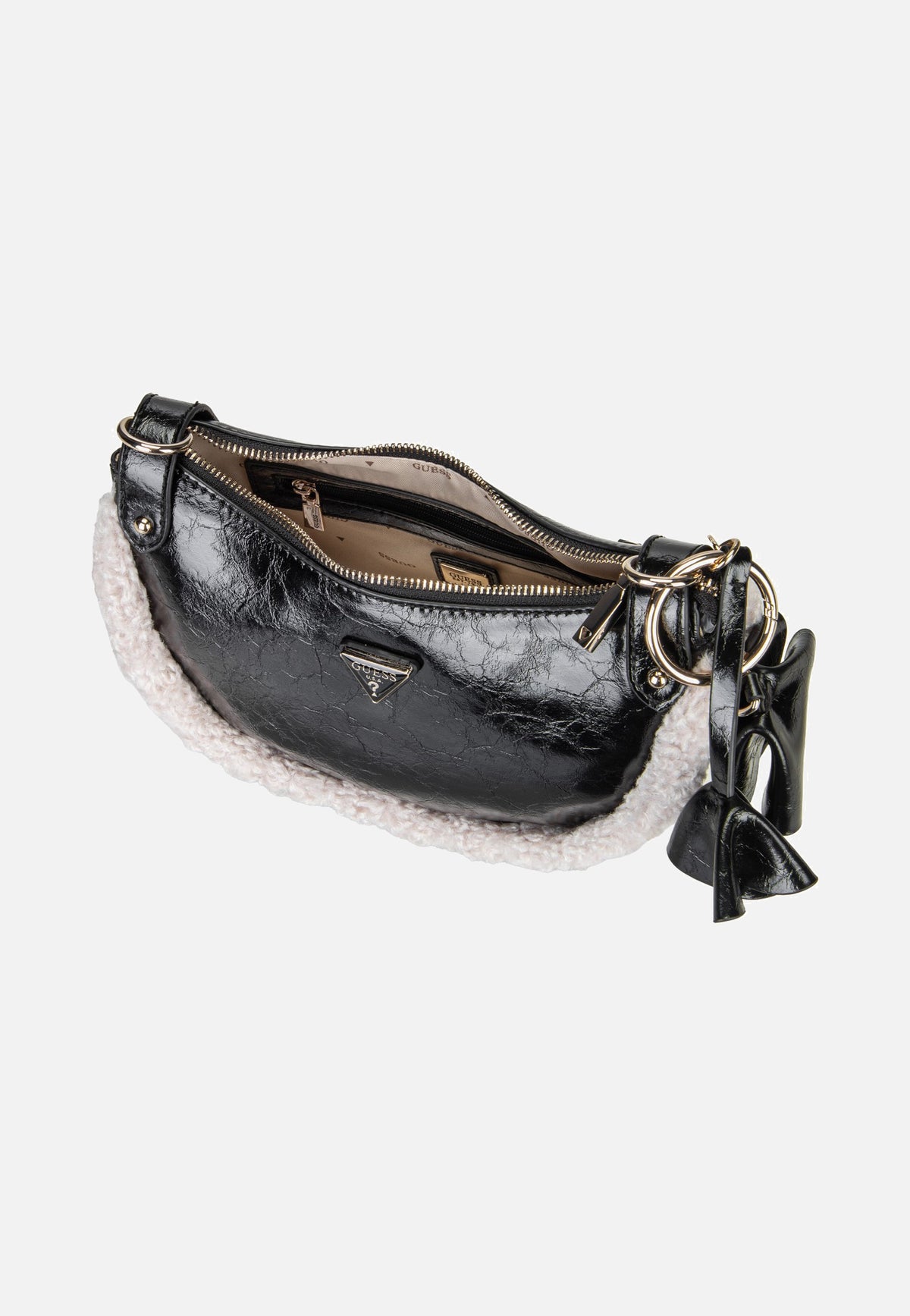 Guess Katie Convertible Shiny 53180 Black Abendtasche
