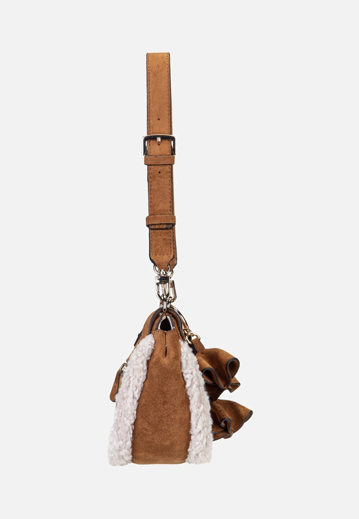 Guess Katie Convertible Suede 53180 Cognac Schultertasche