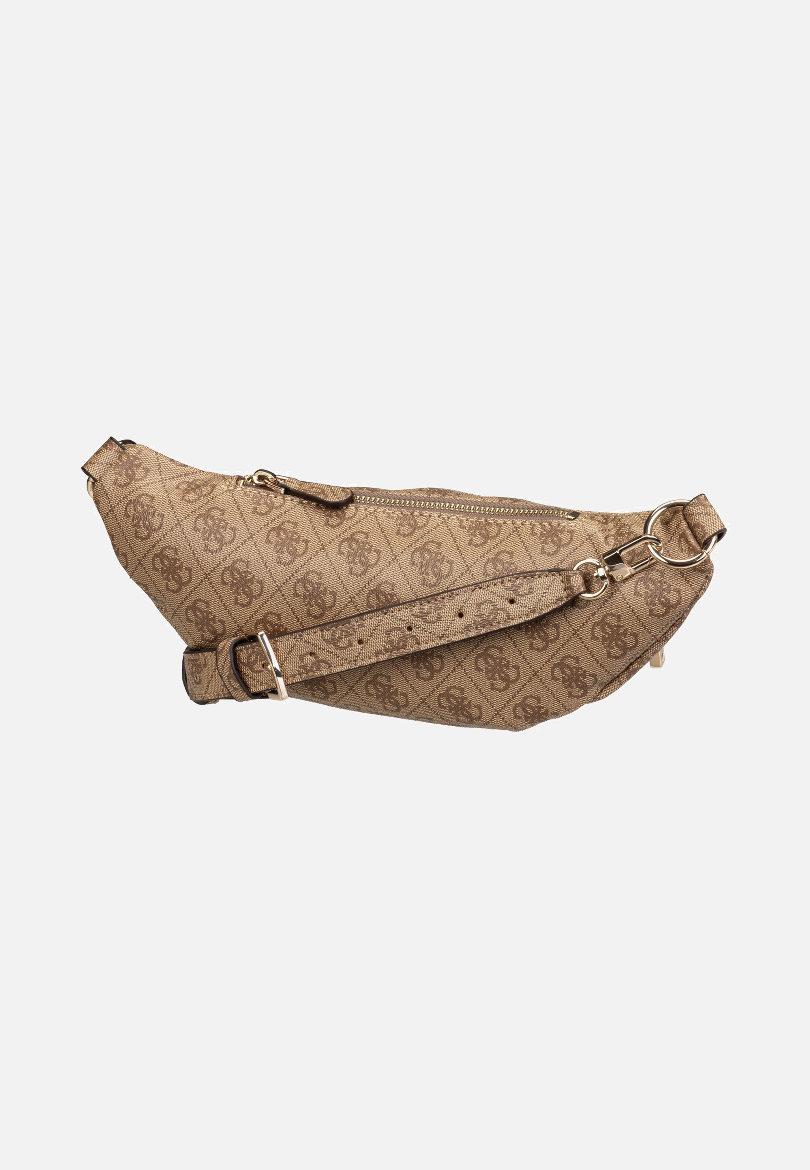 Guess Latona Belt Bag Latte Logo Sling Bag
