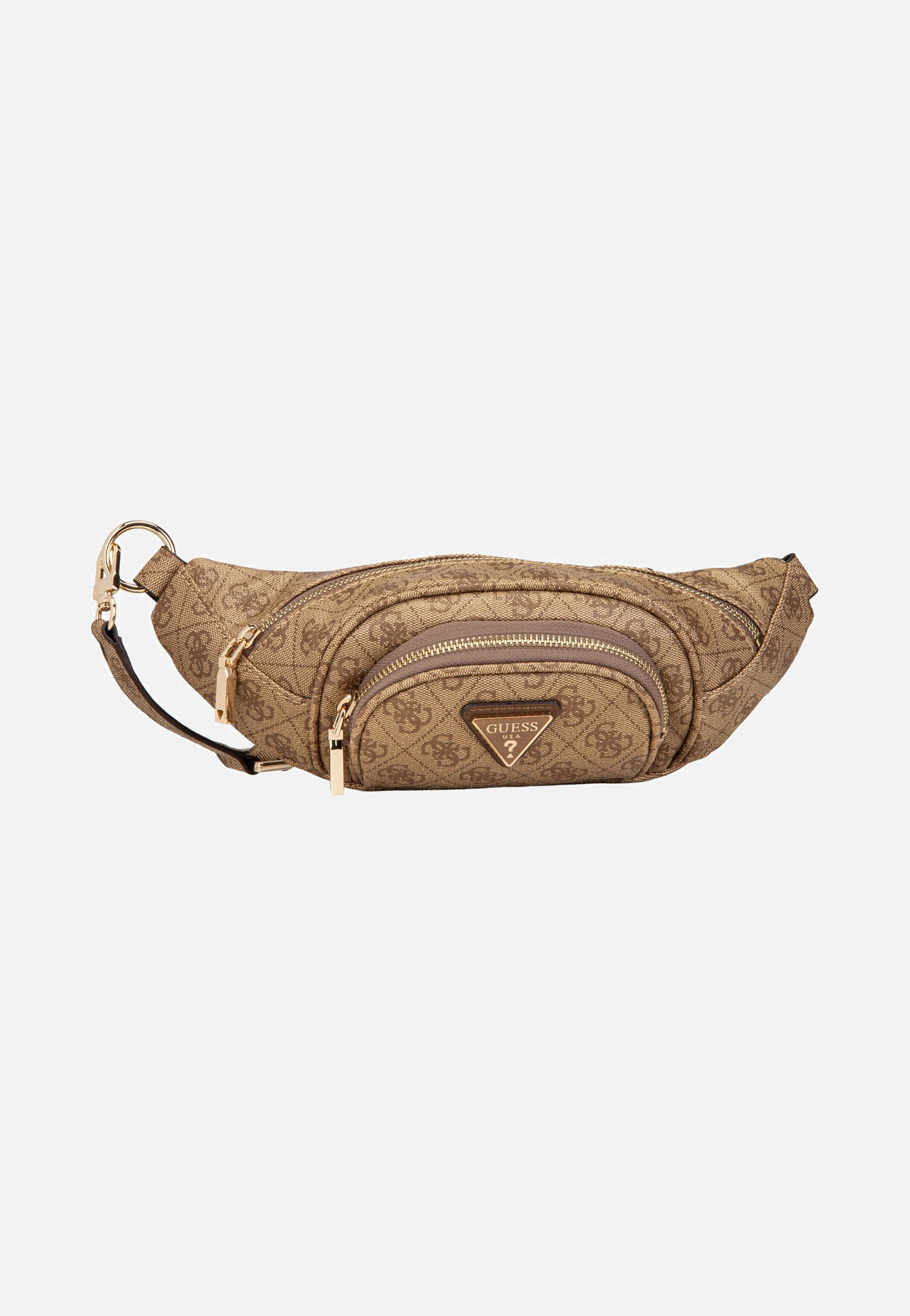 Guess Latona Belt Bag Latte Logo Sling Bag
