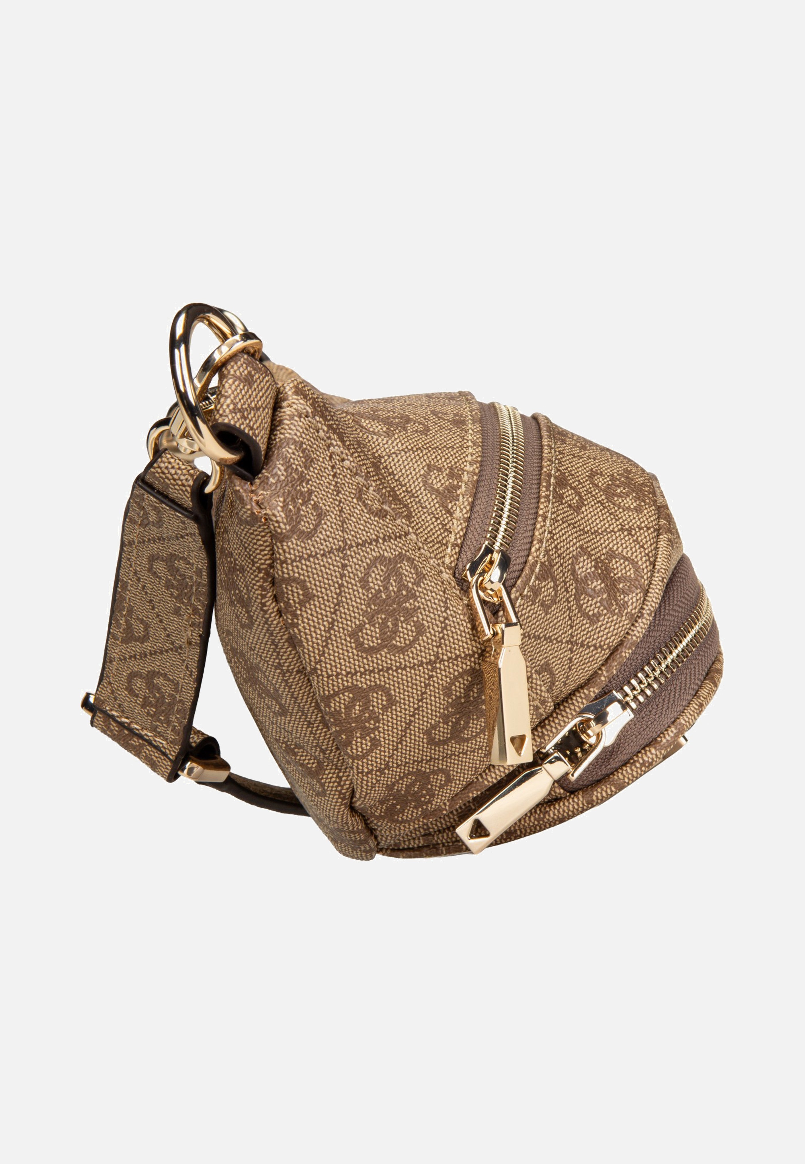 Guess Latona Belt Bag Latte Logo Sling Bag