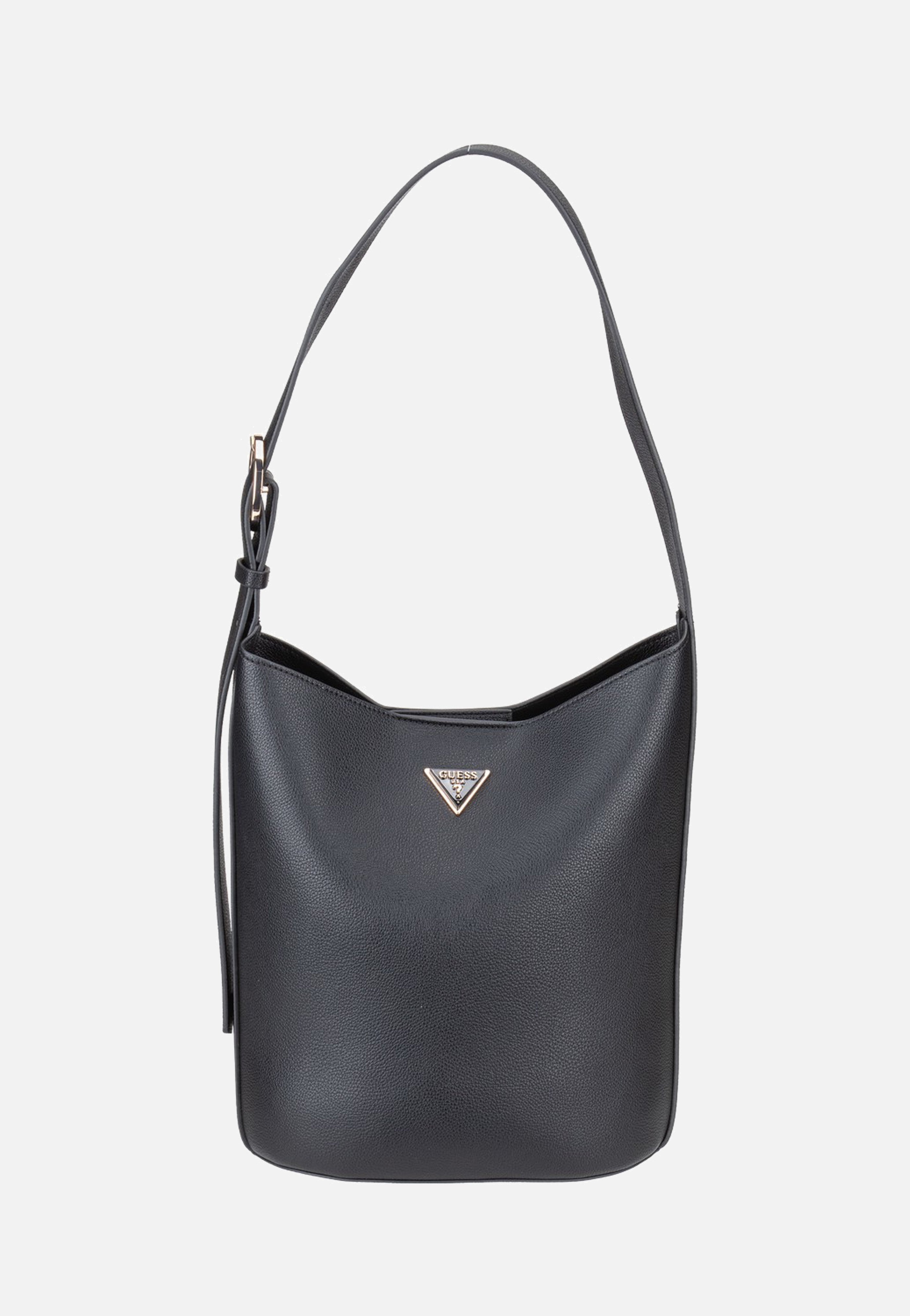 Guess Meridian II Bucket Black Bucket Bag