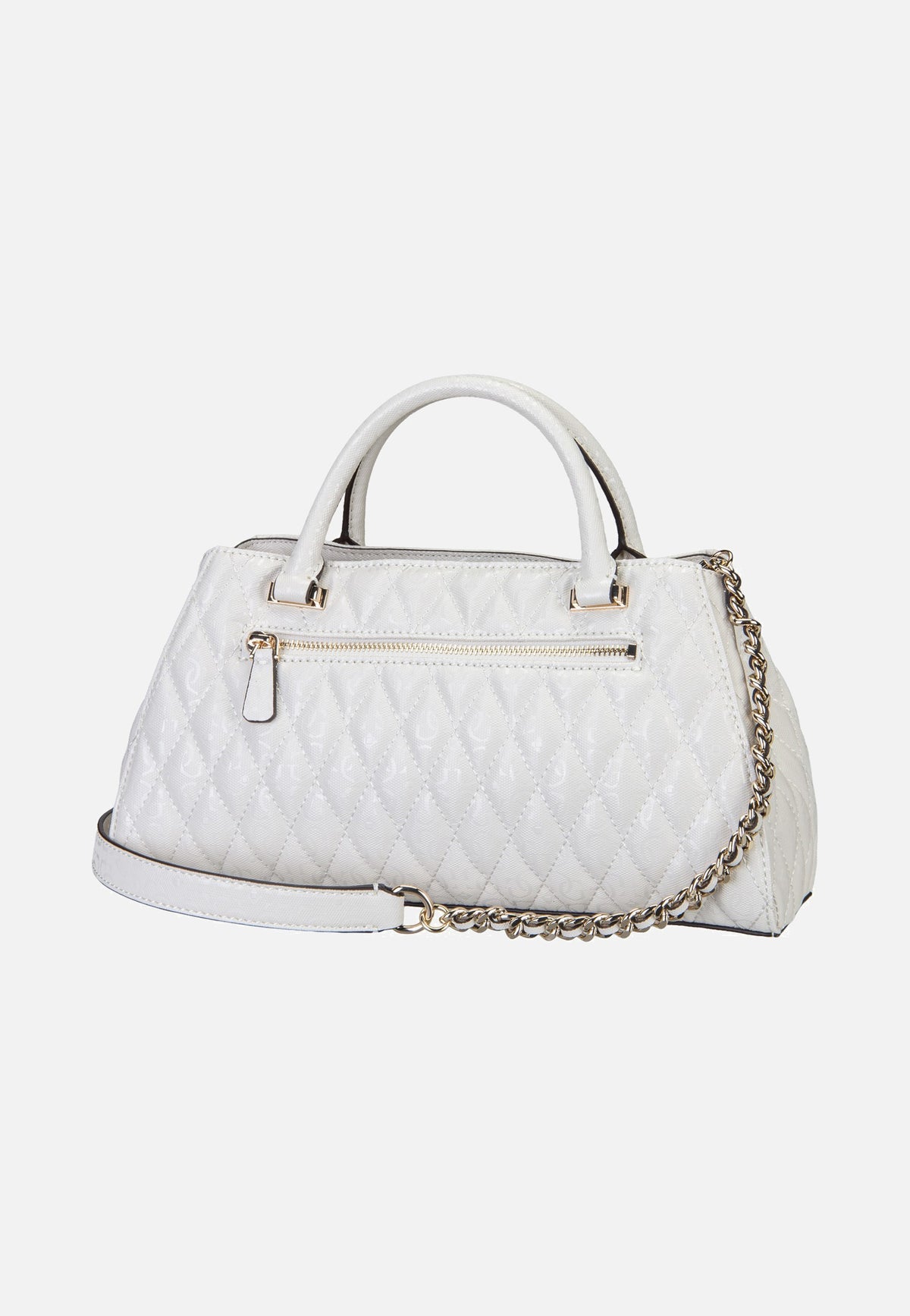 Guess Tamara Girlfriend 23060 Bone Satchel