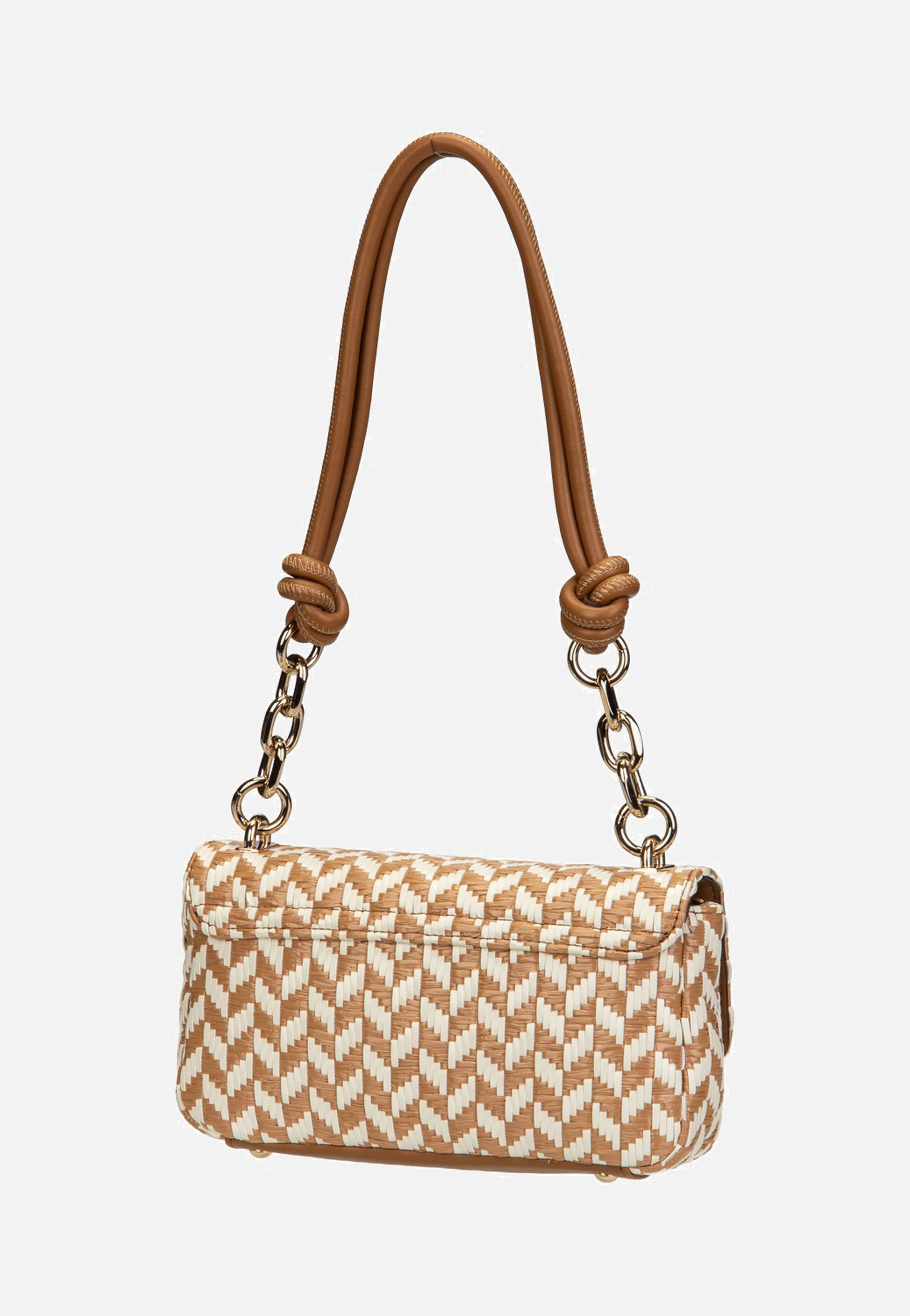 Guess Tessi Flap Shoulder Cognac Multi Schultertasche