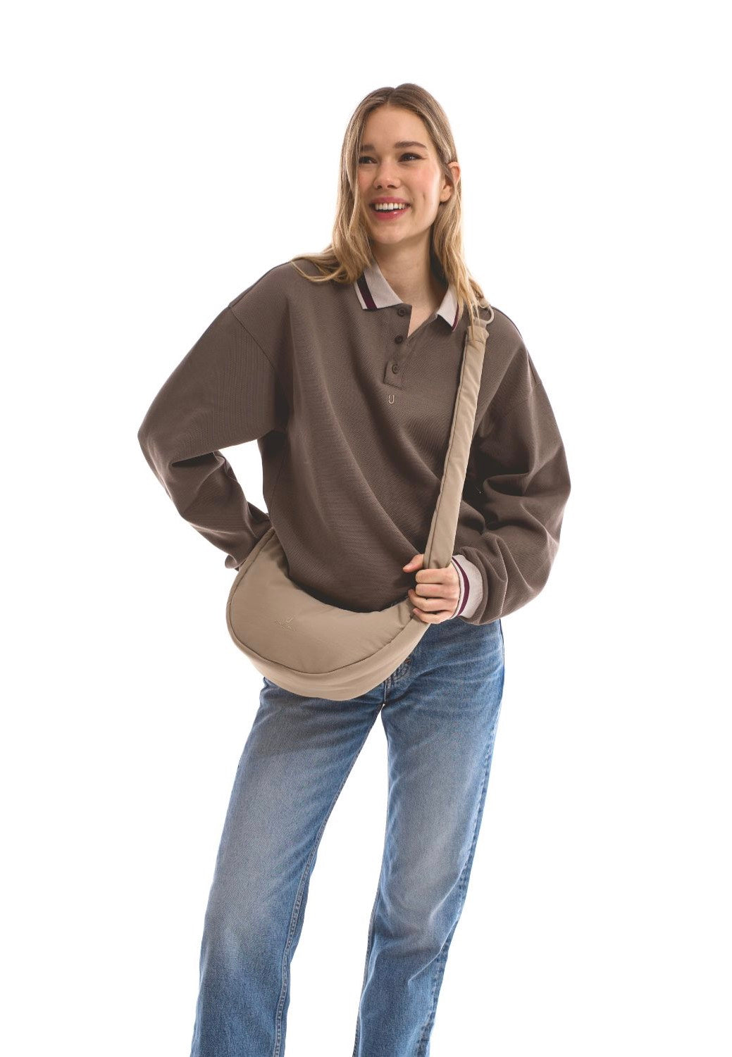 Johnny Urban Lou Medium Beige Umhängetasche