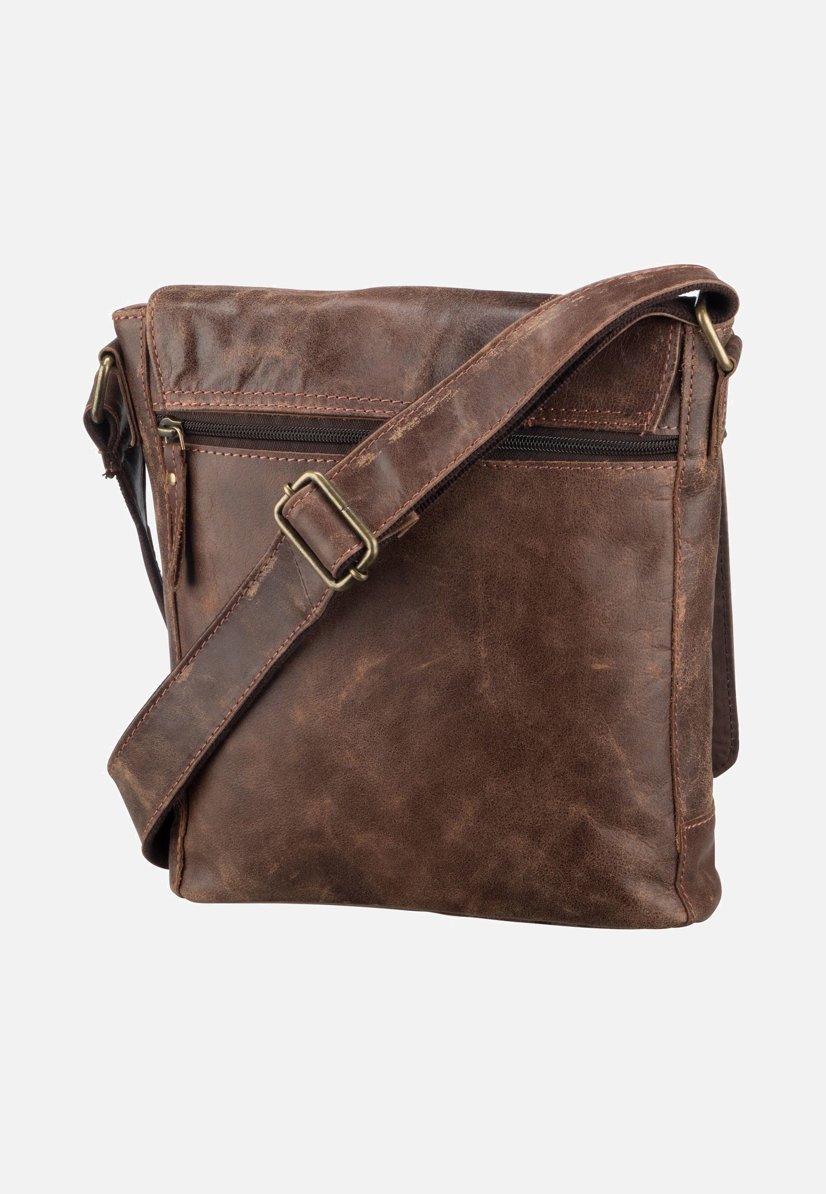 Harold's Crunchy 2182 hoch M Braun Umhängetasche