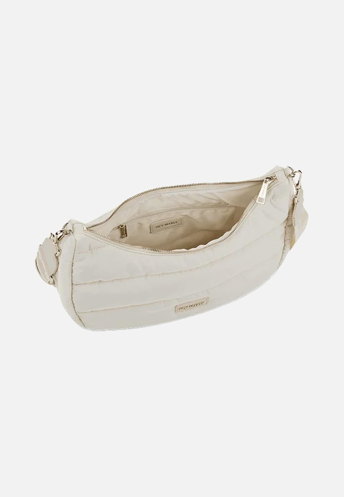Hey Marly Lifetime Buddy M Crema Crossbody Bag