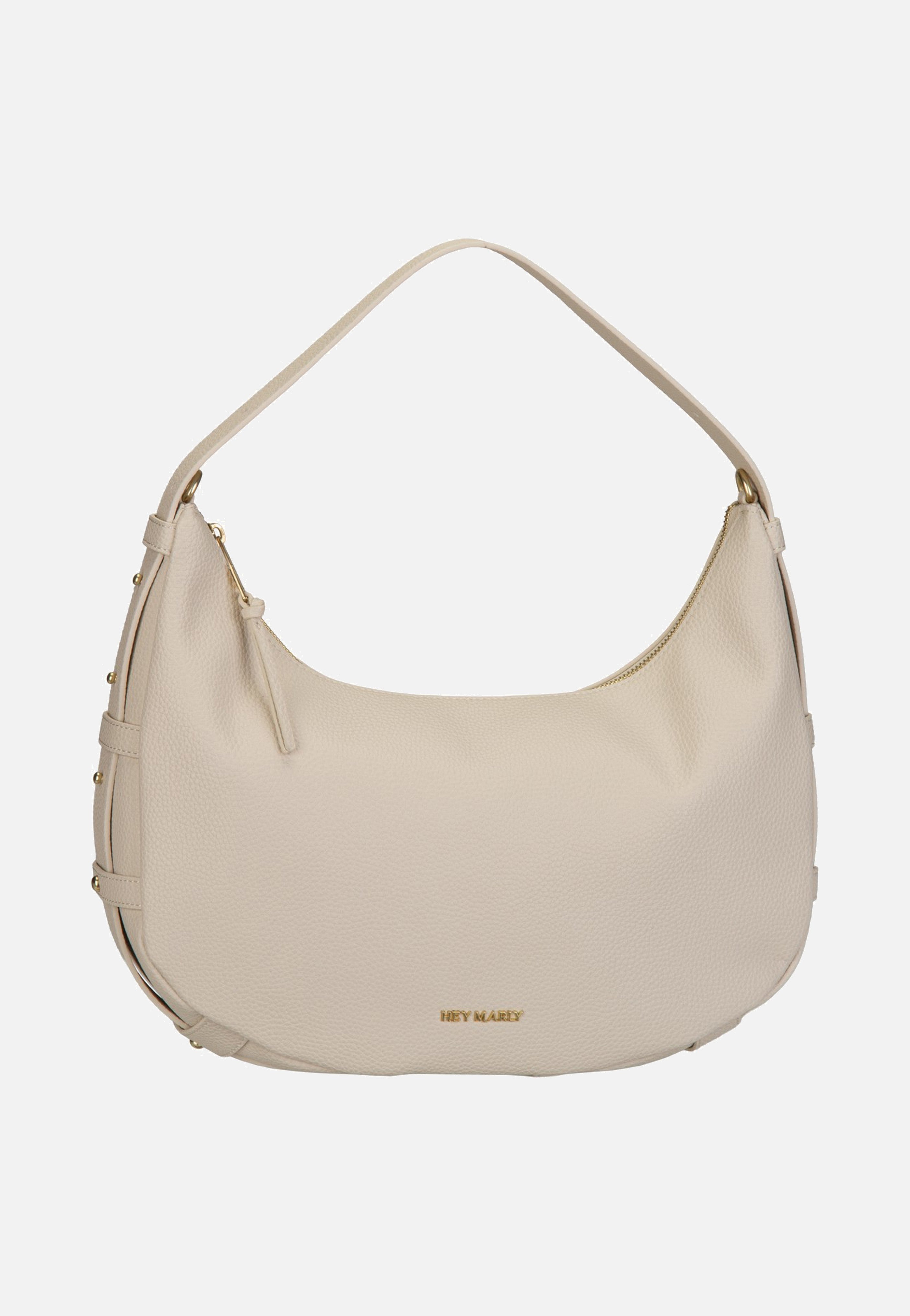 Hey Marly Lifetime Sister M Crema Hobo Bag