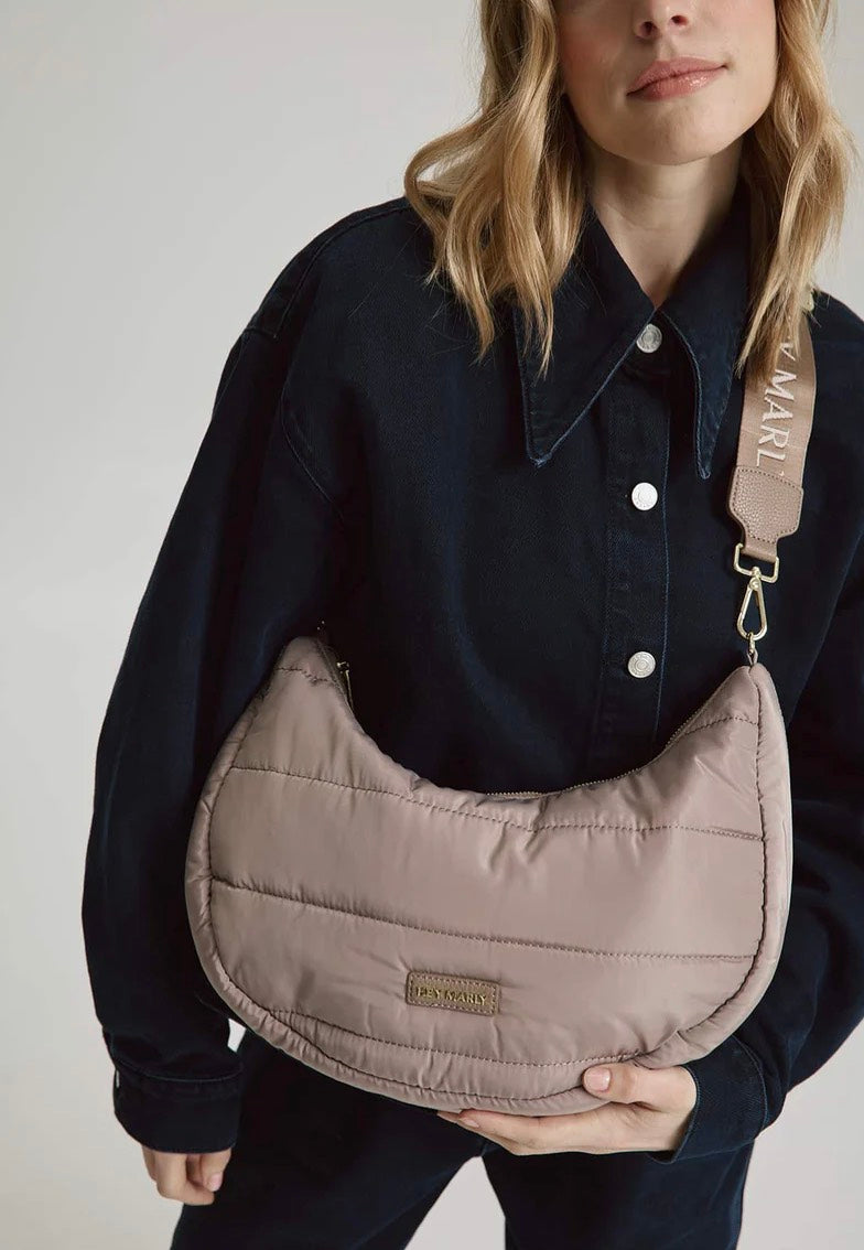 Hey Marly Lifetime Buddy M Mocha Crossbody Bag