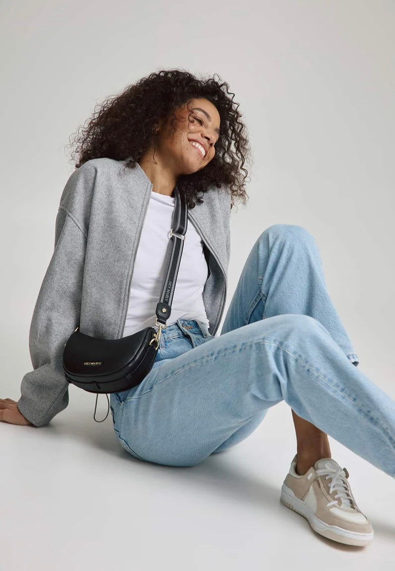 Hey Marly Sporty Sister Black Crossbody Bag