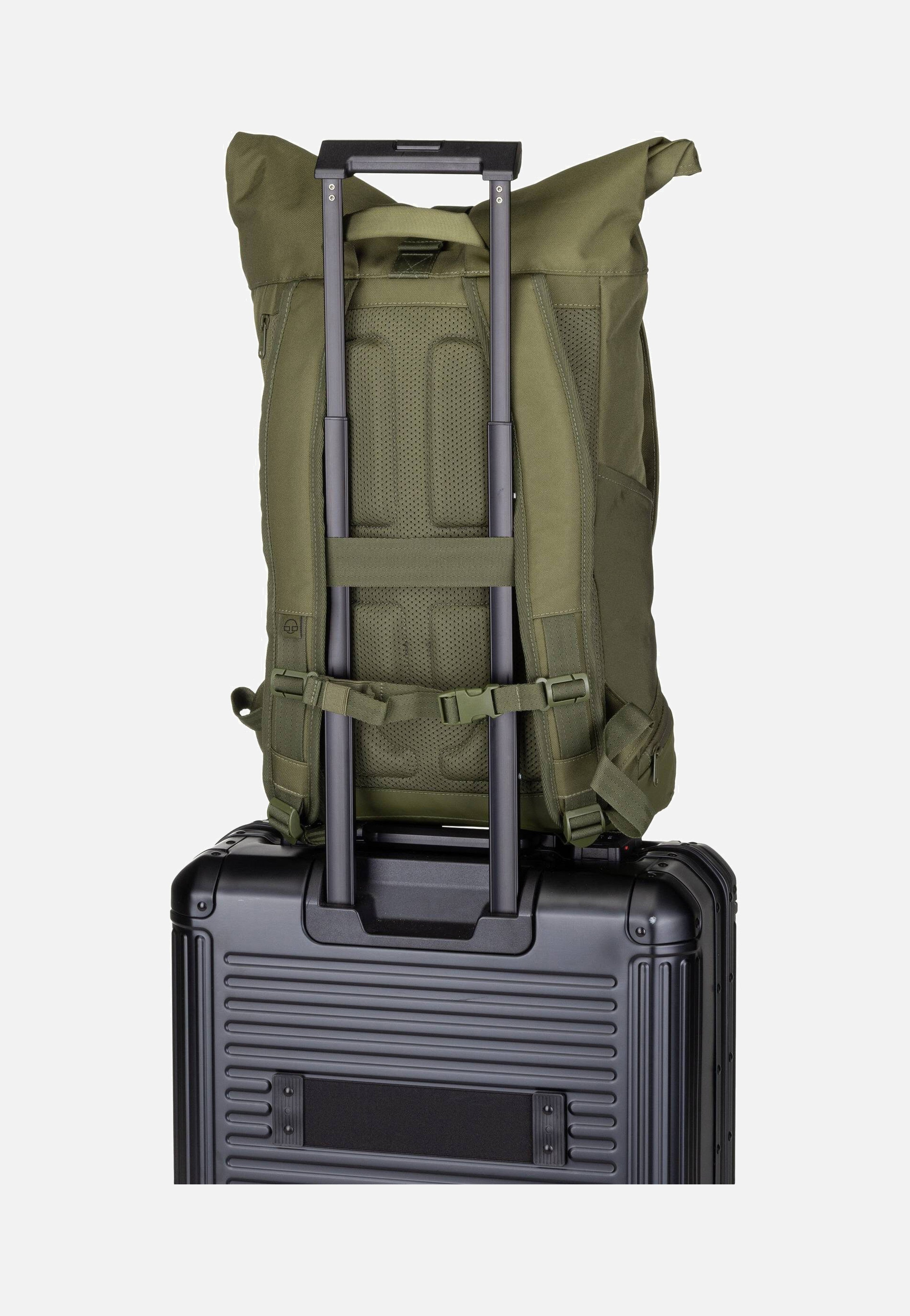 Johnny Urban Allen Large Olive Rolltop Rucksack