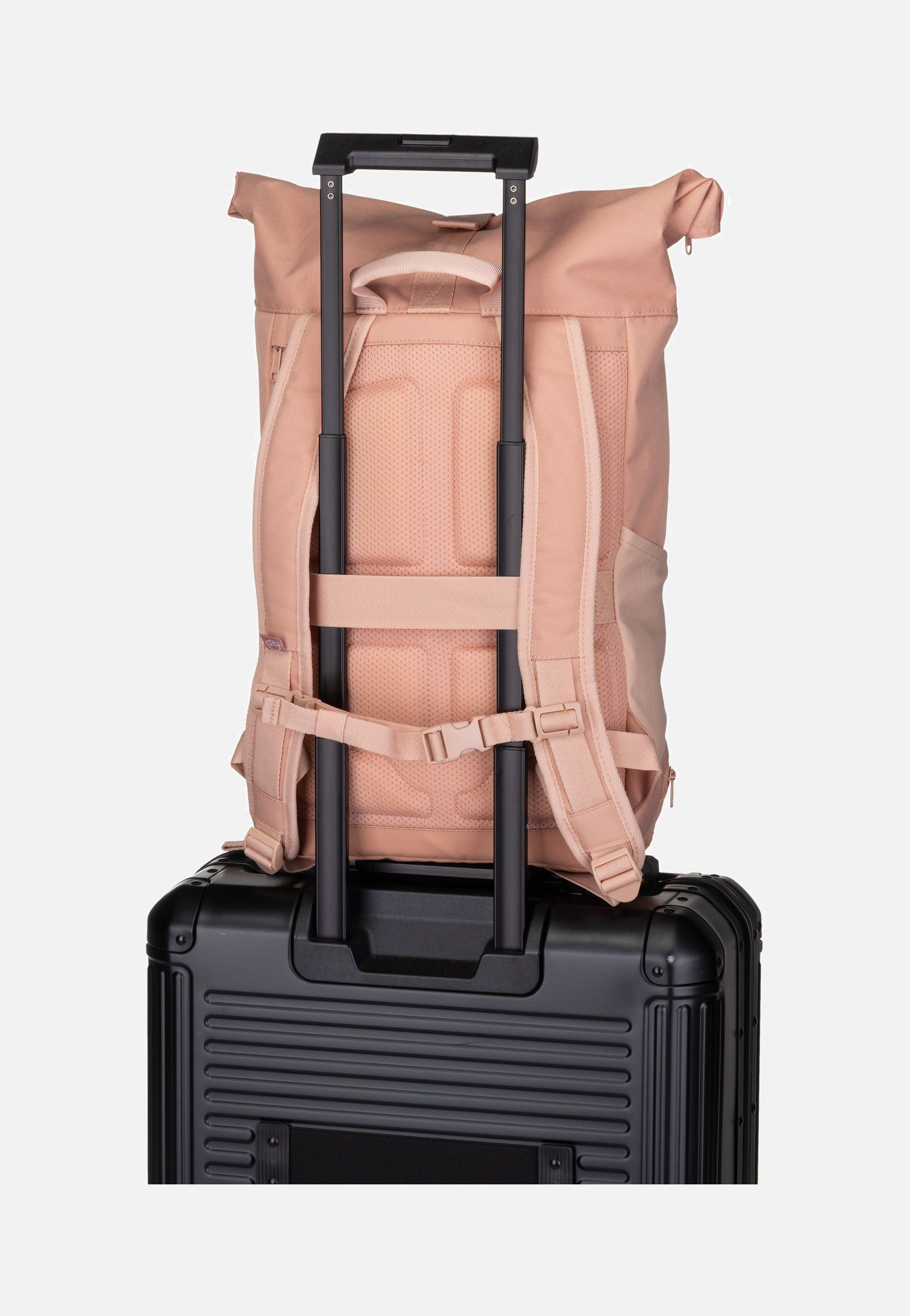Johnny Urban Allen Medium Rosa Rolltop Rucksack