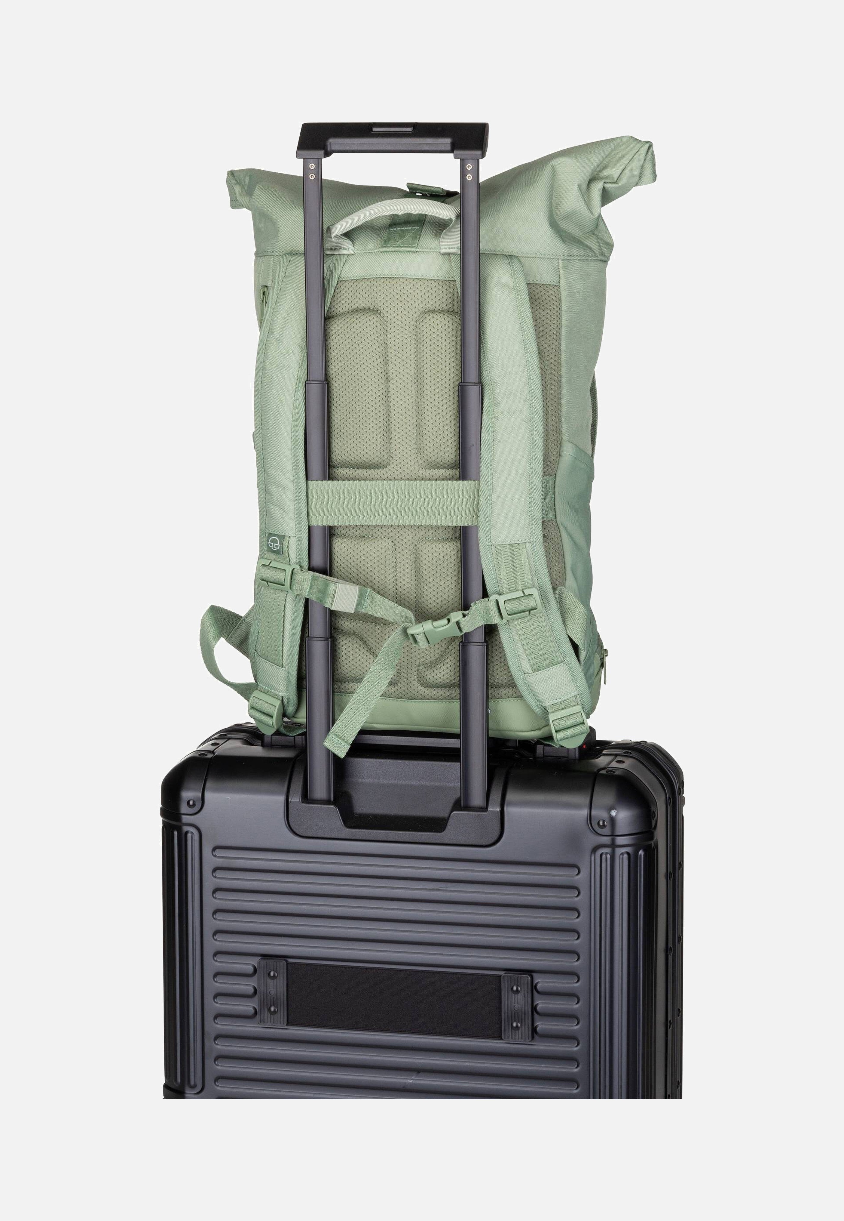 Johnny Urban Allen Medium Salbeigrün Rolltop Rucksack