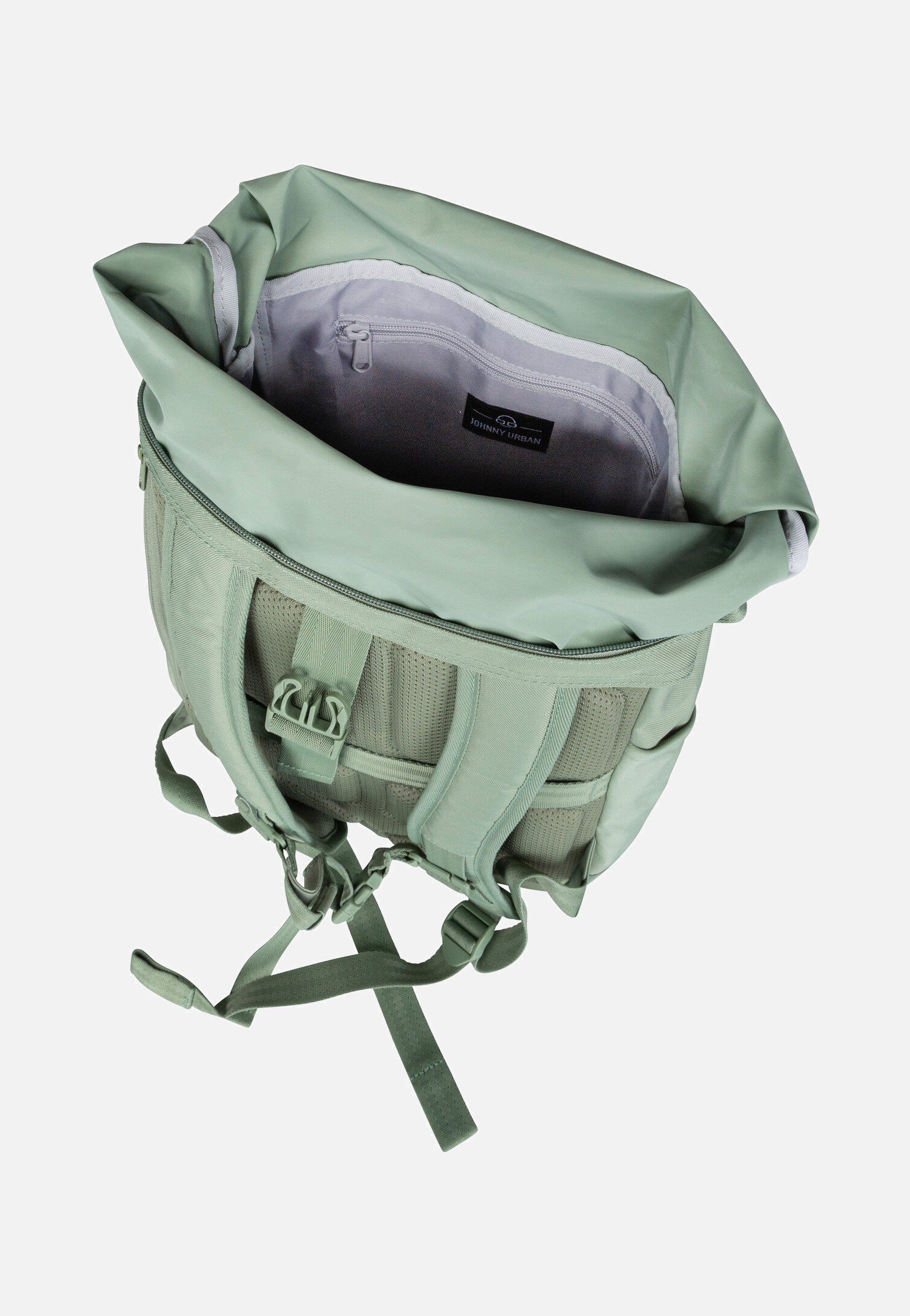 Johnny Urban Allen Medium Salbeigrün Rolltop Rucksack