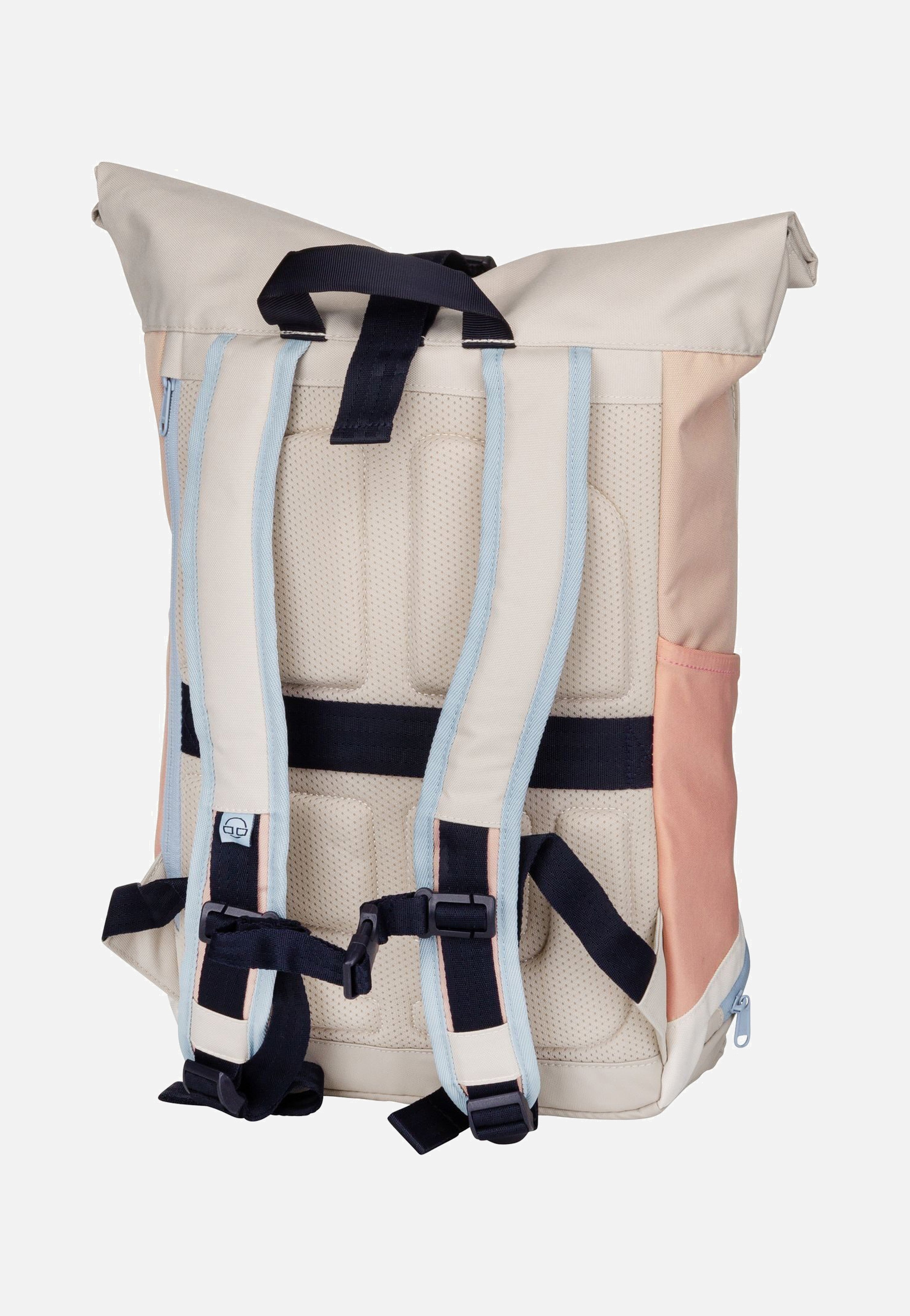 Johnny Urban Allen Medium Sand-Rosa Rolltop Rucksack