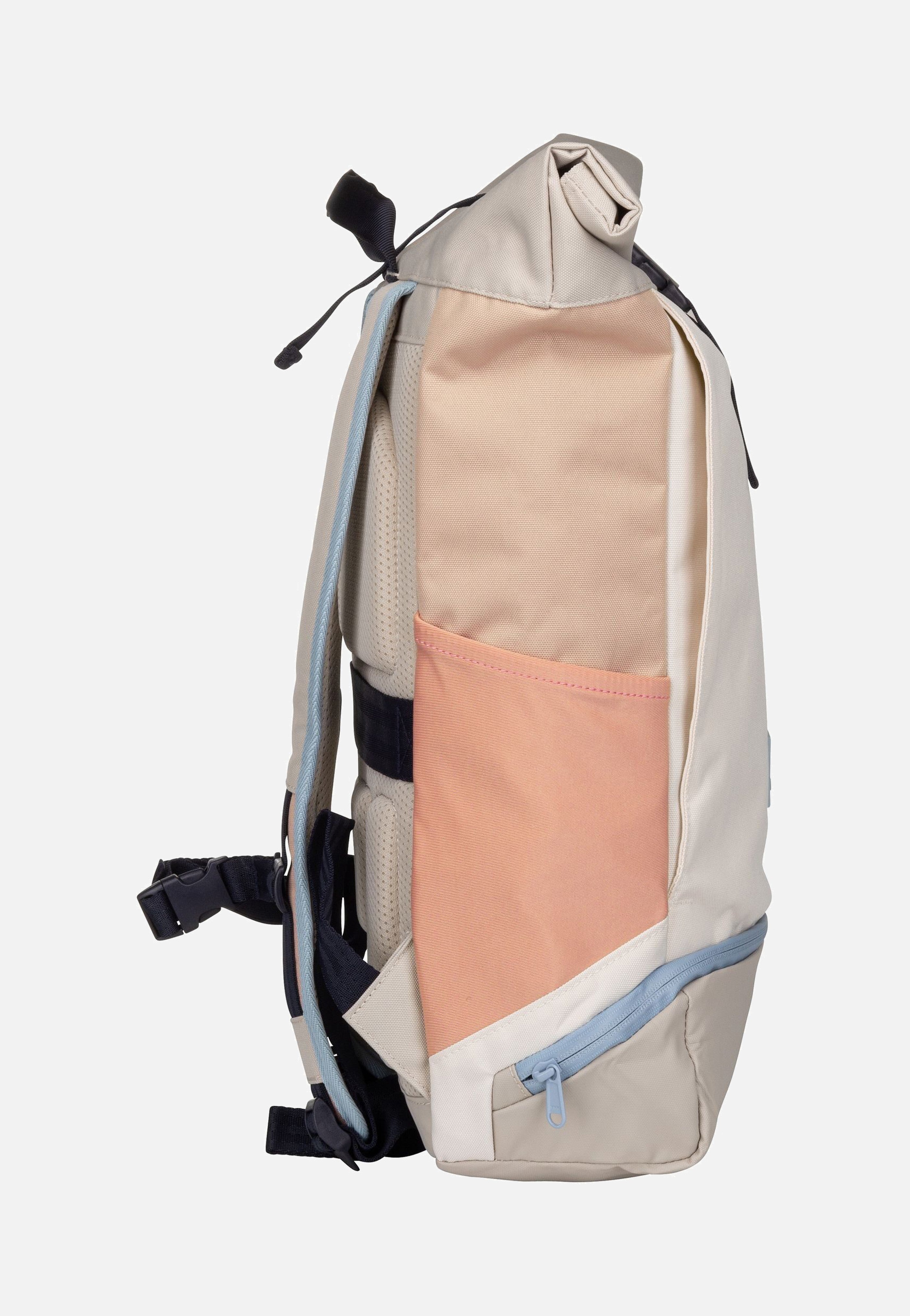 Johnny Urban Allen Medium Sand-Rosa Rolltop Rucksack