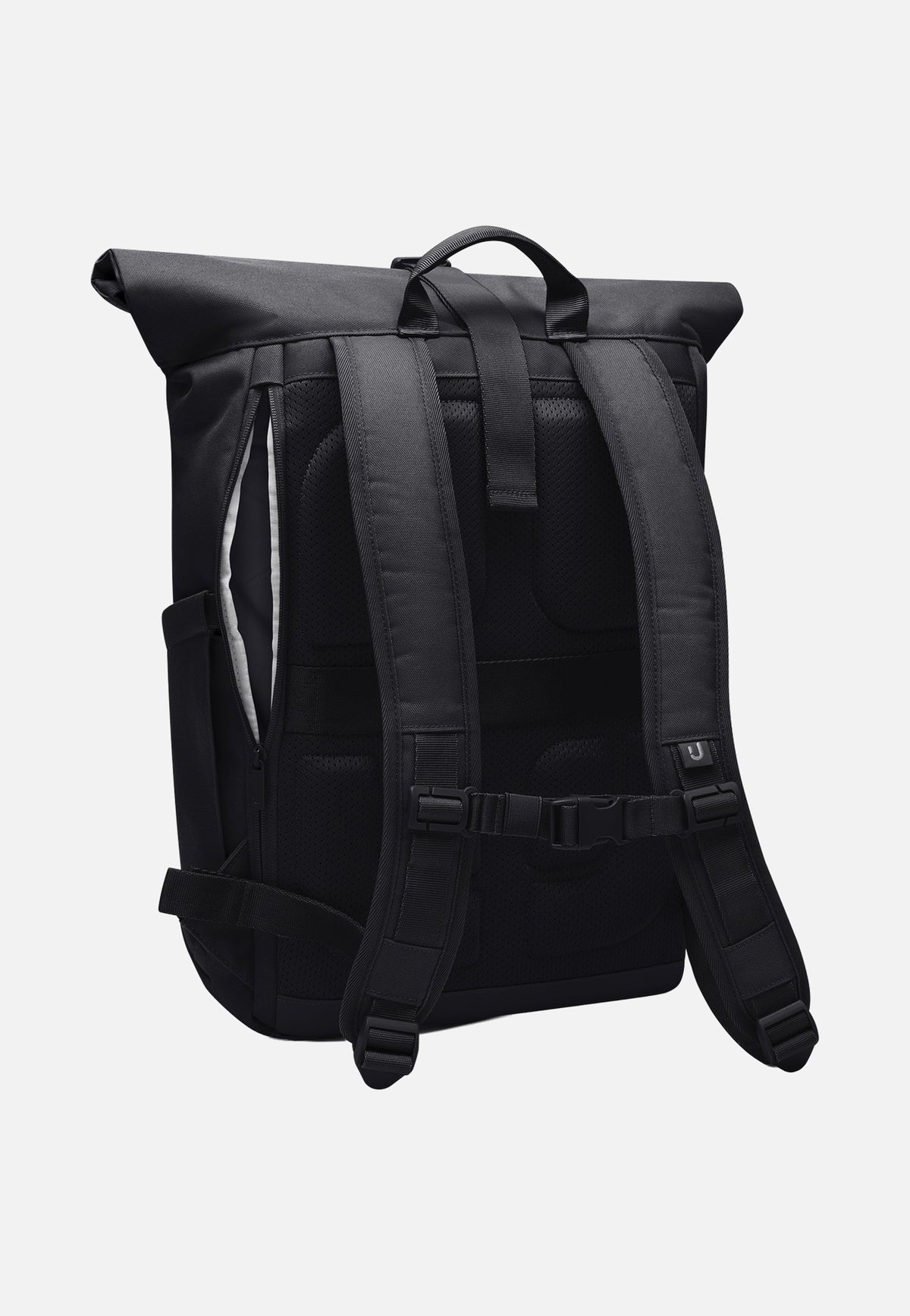 Johnny Urban Allen Large Schwarz Rolltop Rucksack