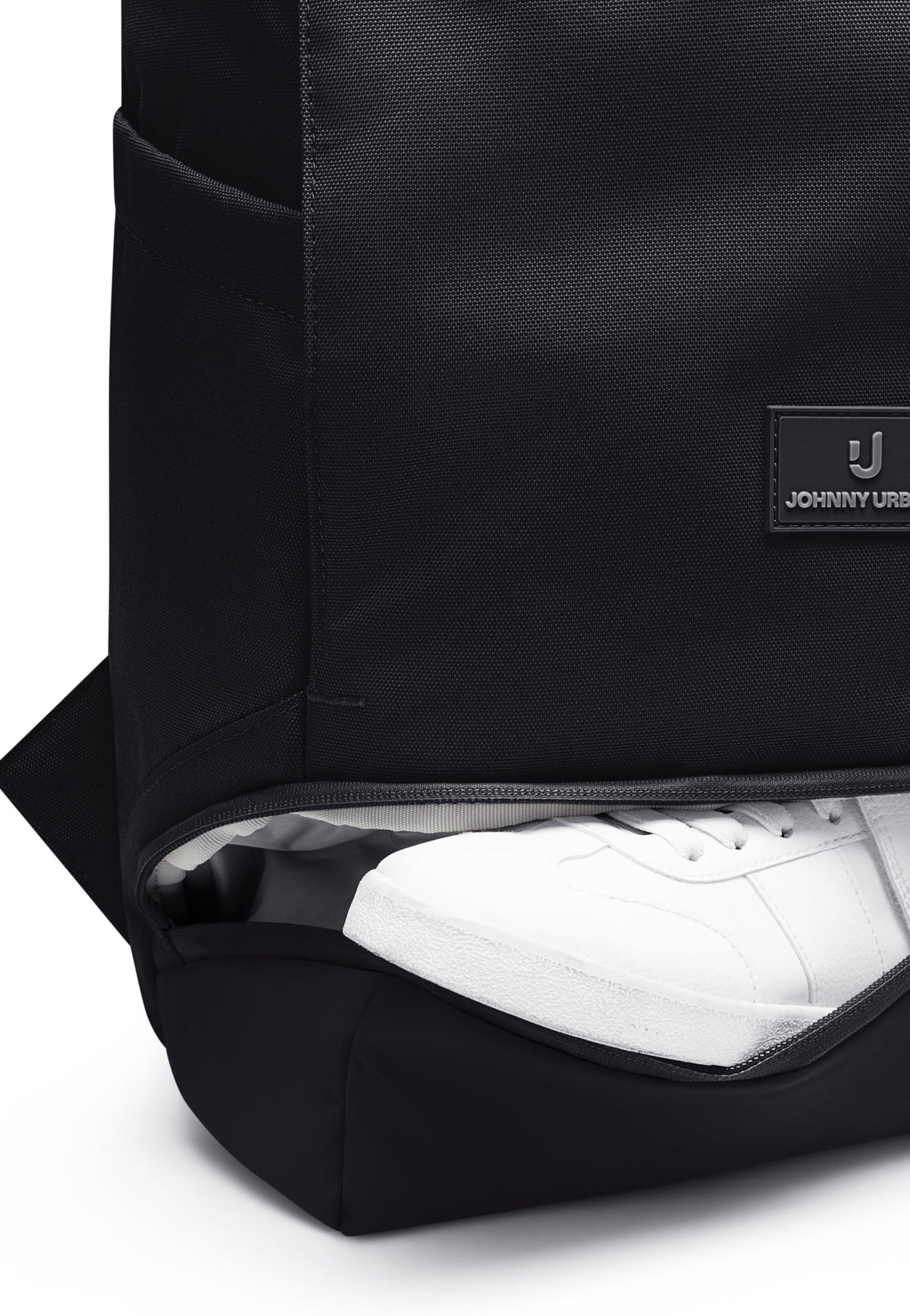 Johnny Urban Allen Large Schwarz Rolltop Rucksack