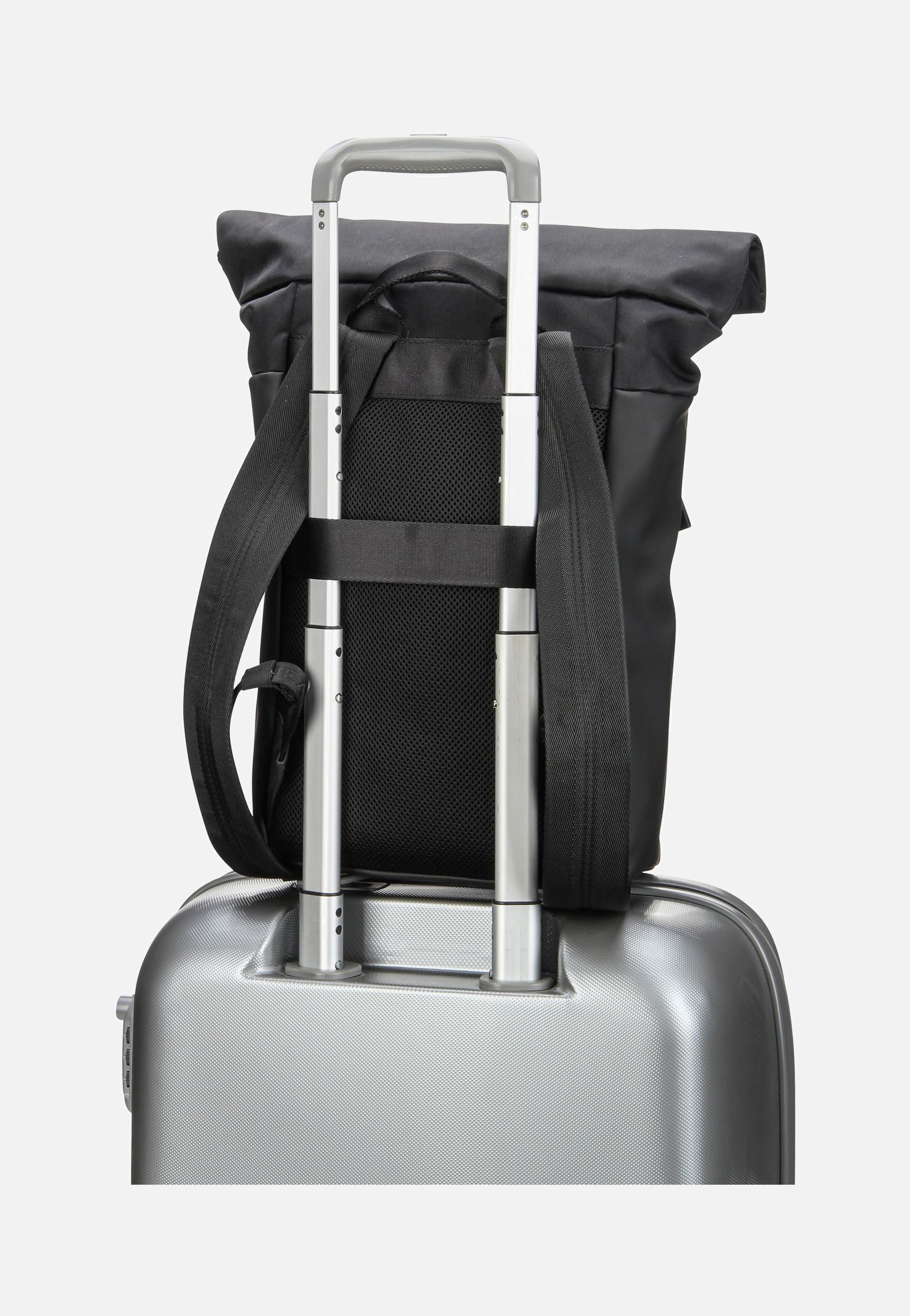 Joop Atessa Tino SVZ Black Rolltop Rucksack