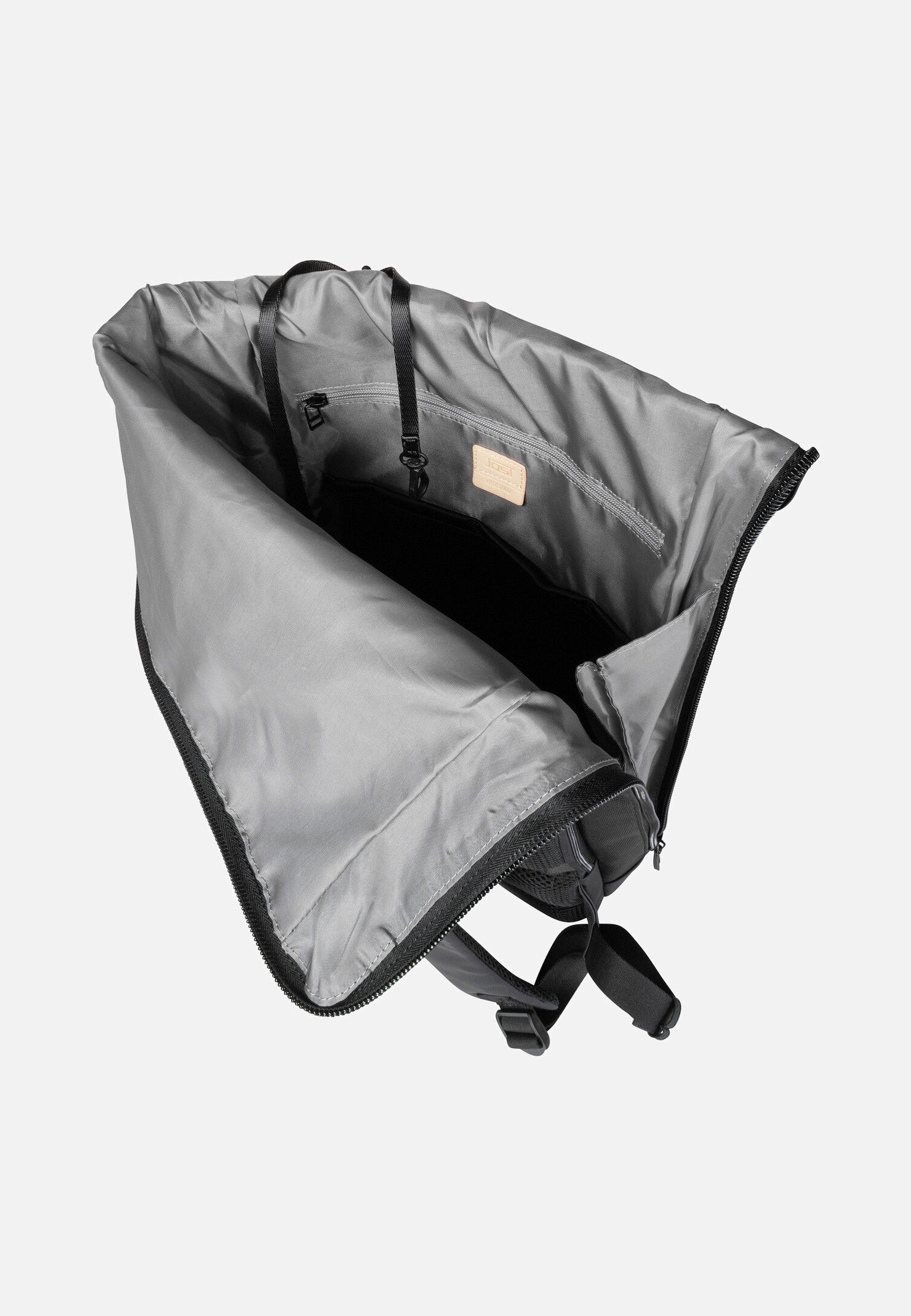 Jost Balling Kurier 4015 Schwarz Rolltop Rucksack