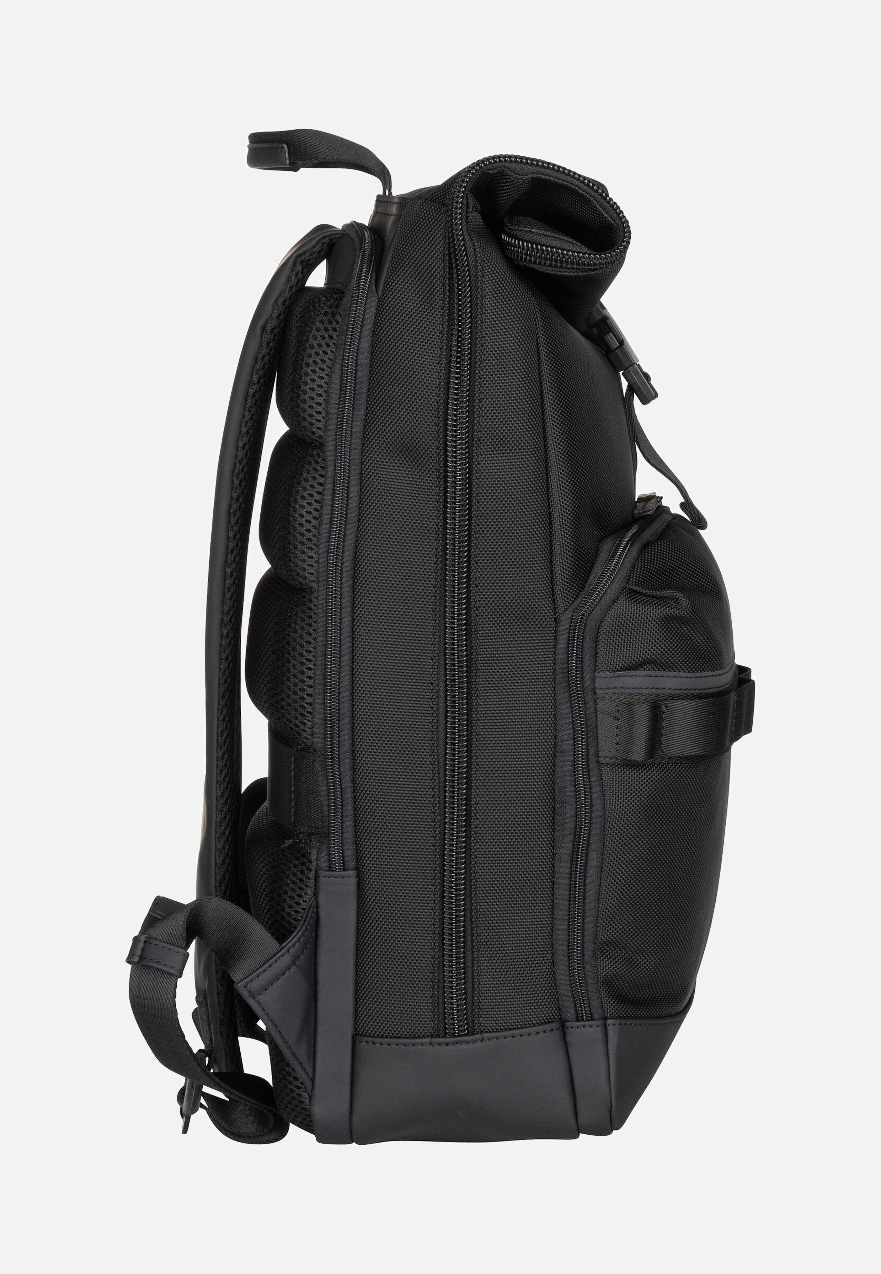 Jost Balling Kurier 4015 Schwarz Rolltop Rucksack