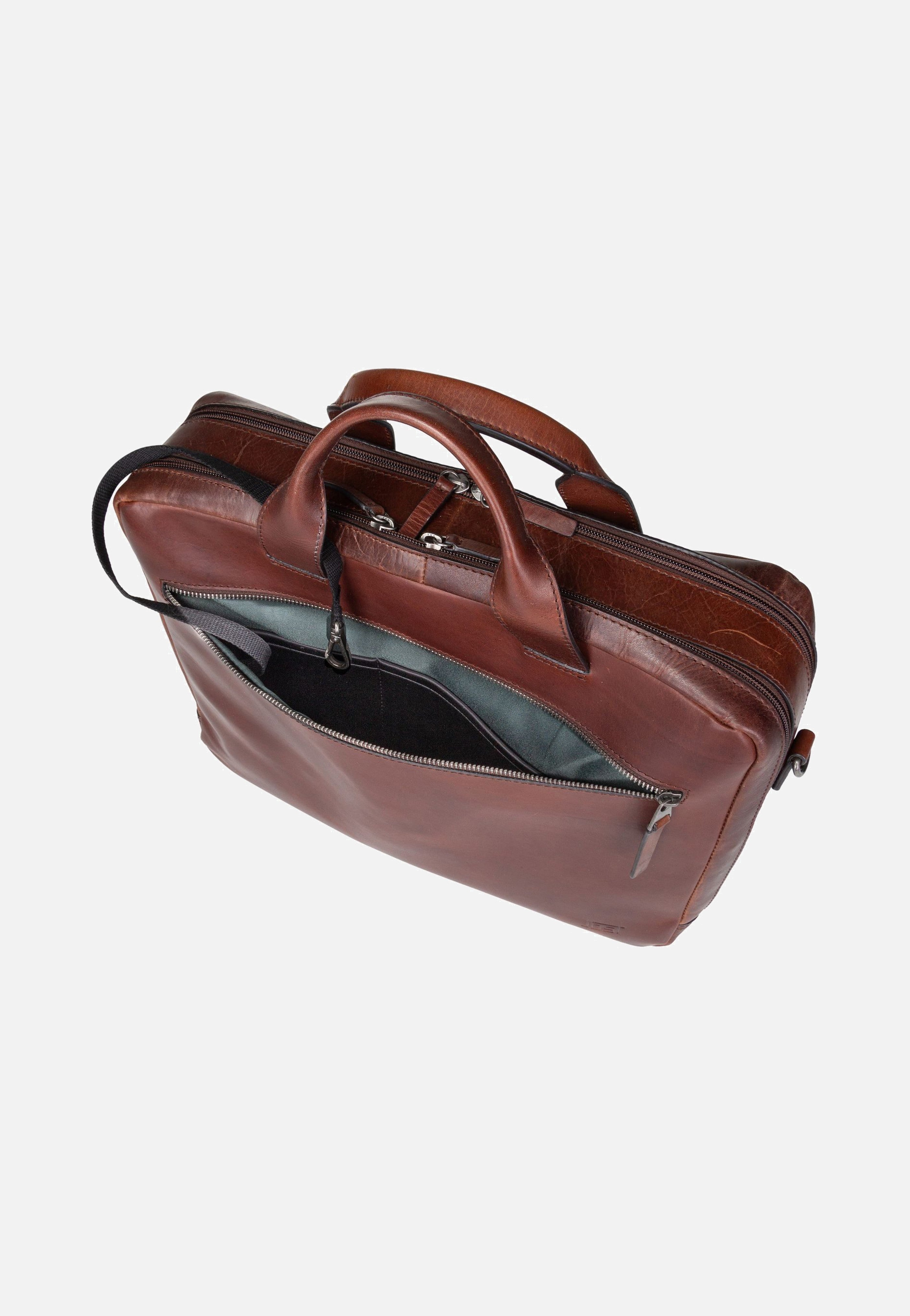 Jost Lund Business M 6744 Braun Aktentasche