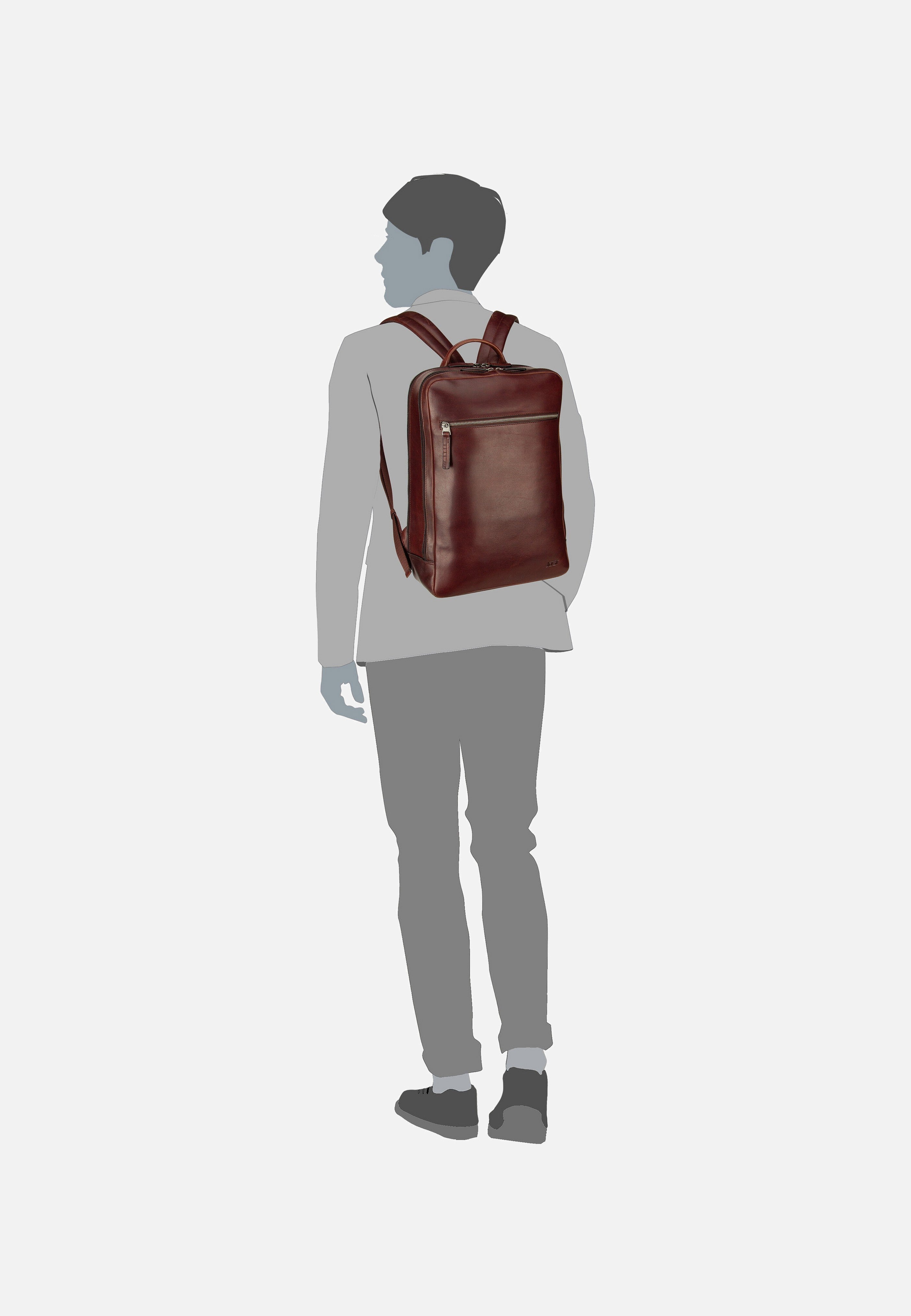 Jost Lund DP 6746 Braun Rucksack