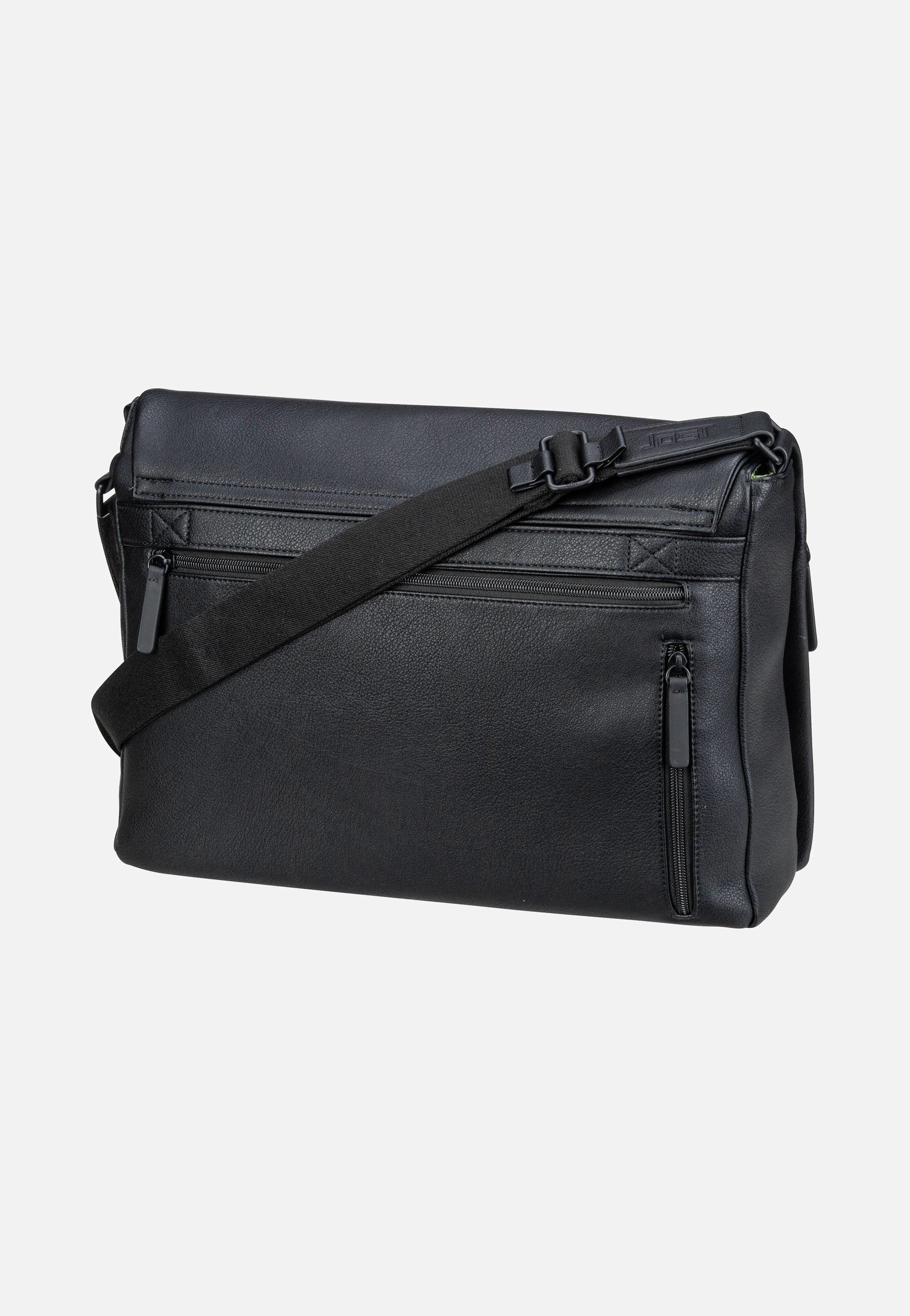 Jost Riga Flap L Black Messenger Bag