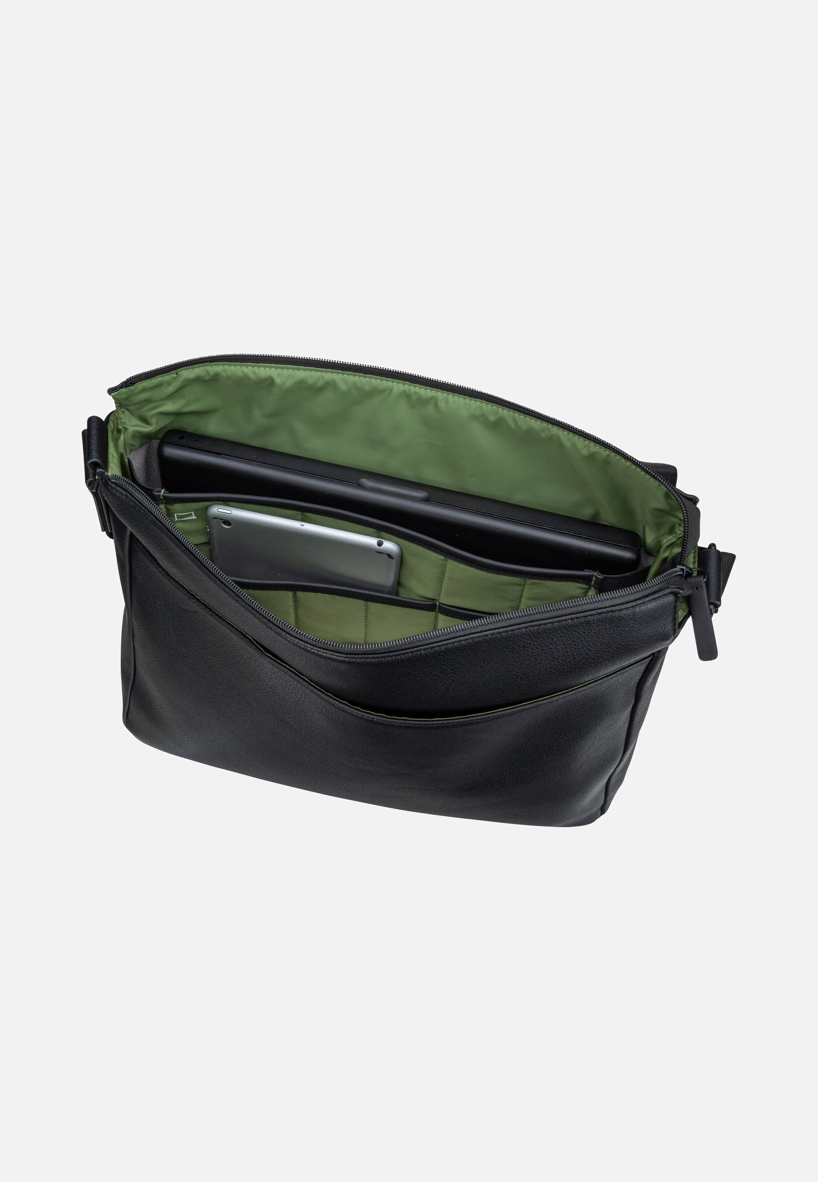 Jost Riga Flap L Black Messenger Bag
